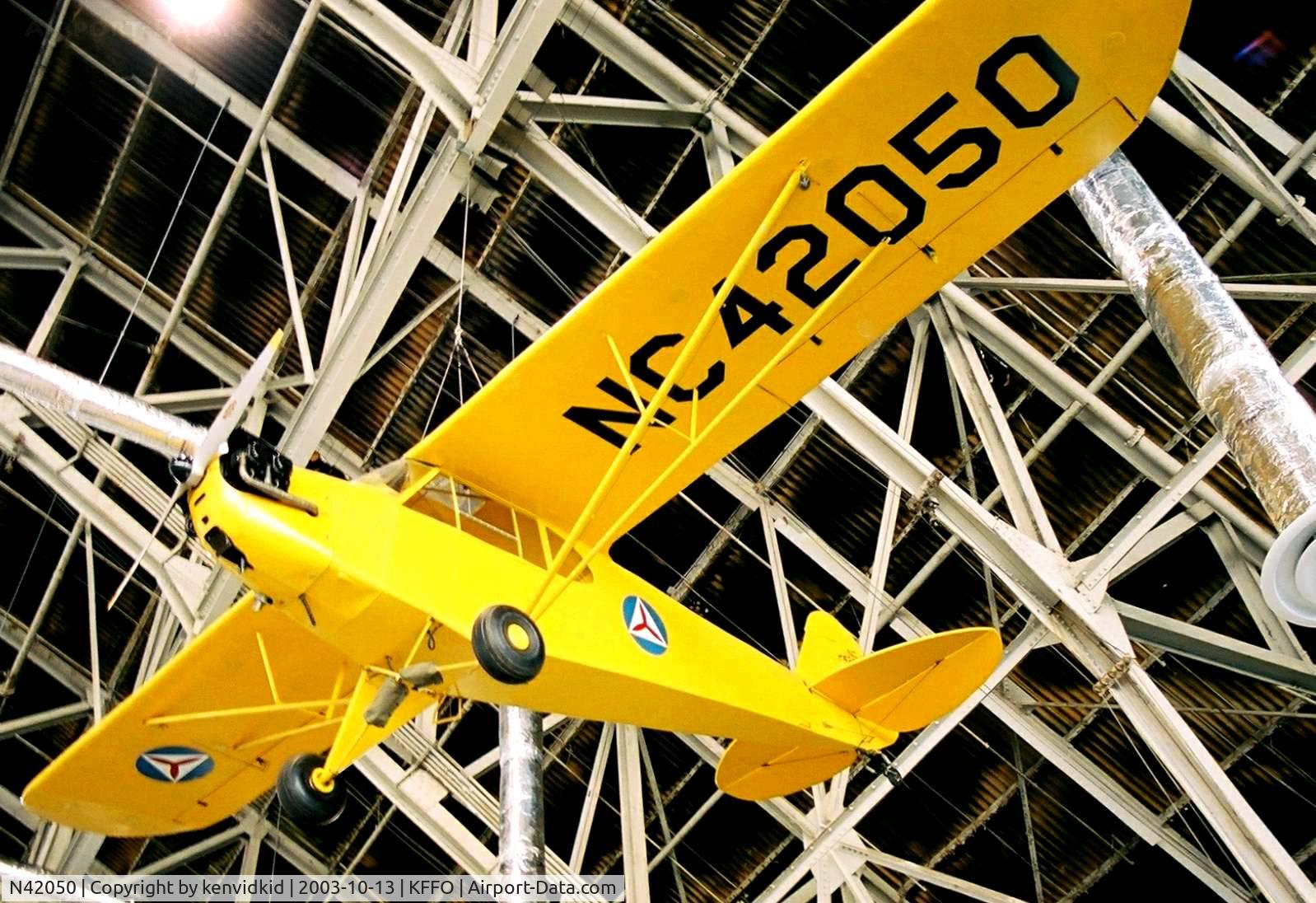 N42050, 1943 Piper L-4A Grasshopper (O-59A / J3C-65) C/N 8570, At the Museum of the United States Air Force Dayton Ohio.