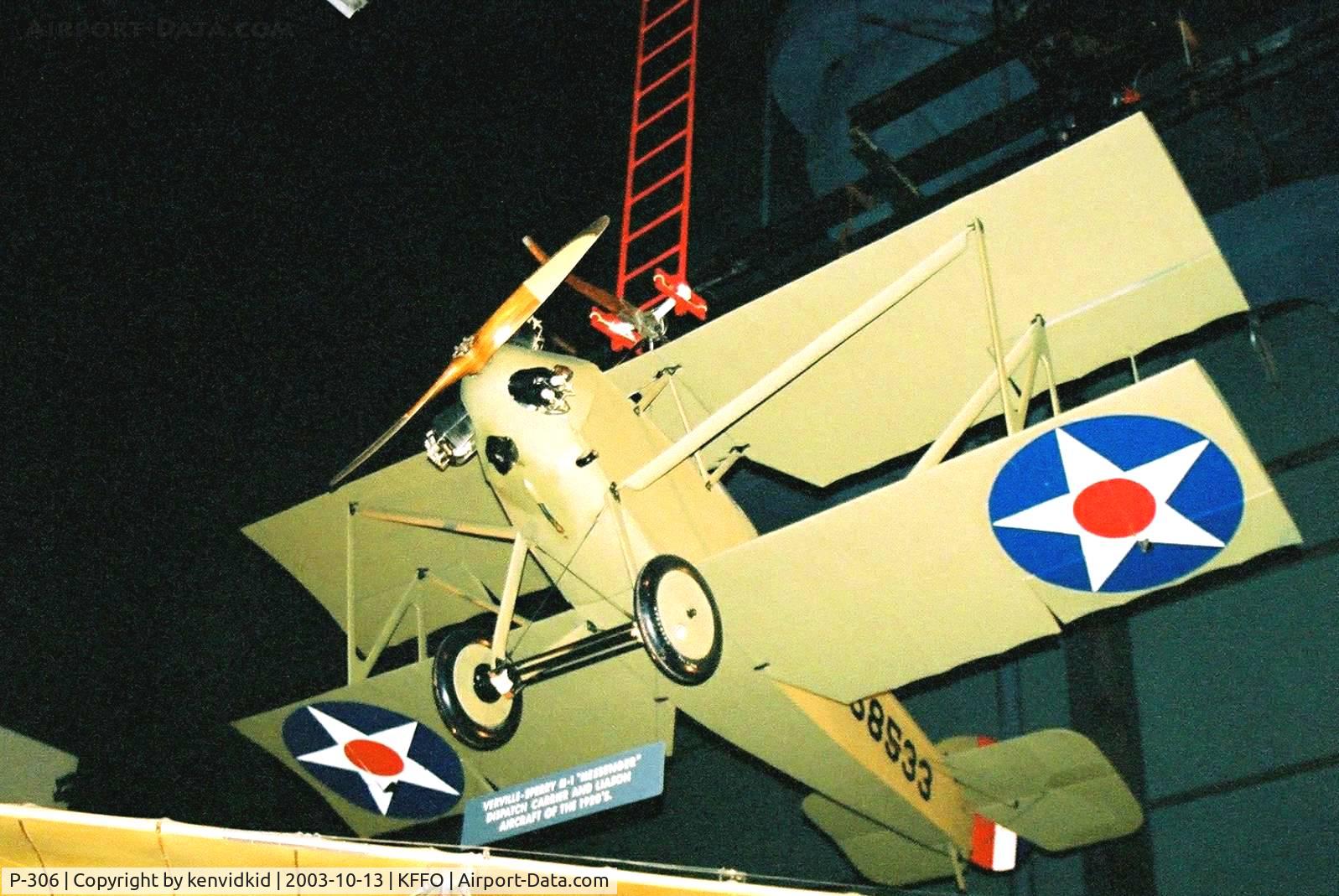 P-306, Verville-Sperry M-1 Messenger C/N A.S. 68533, At the Museum of the United States Air Force Dayton Ohio.