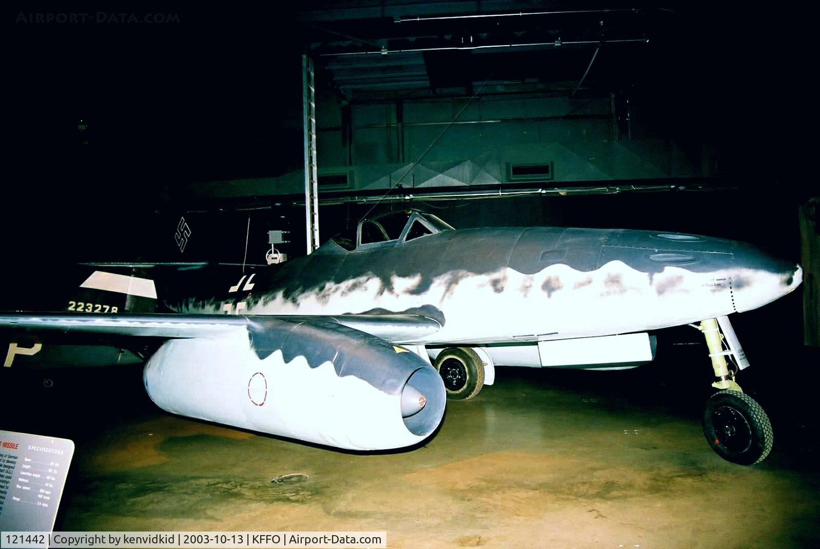 121442, Messerschmitt Me-262A Schwalbe C/N 501232, At the Museum of the United States Air Force Dayton Ohio.