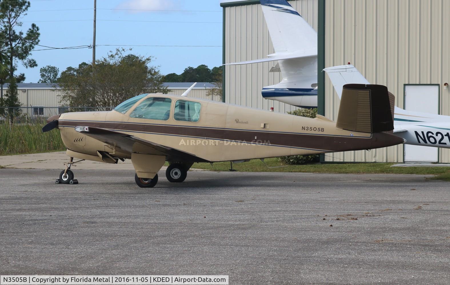 N3505B, 1954 Beech E35 C/N D-3722, Bonanza 35