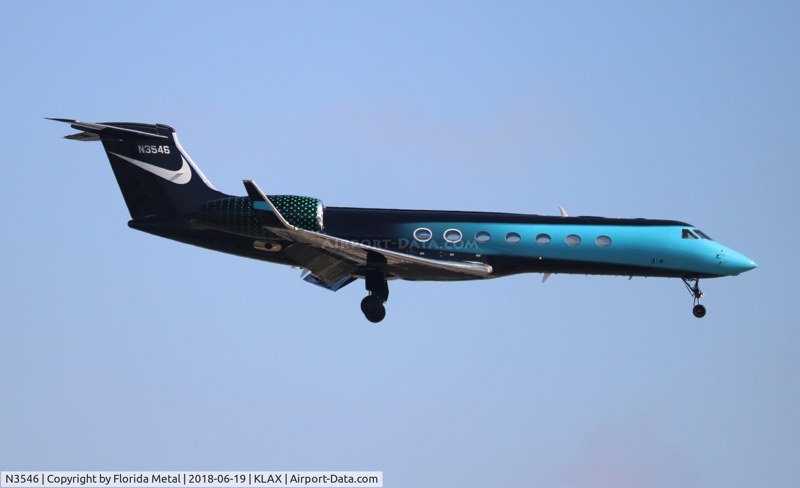 N3546, 2013 Gulfstream Aerospace GV-SP (G550) C/N 5421, Nike Gulfstream