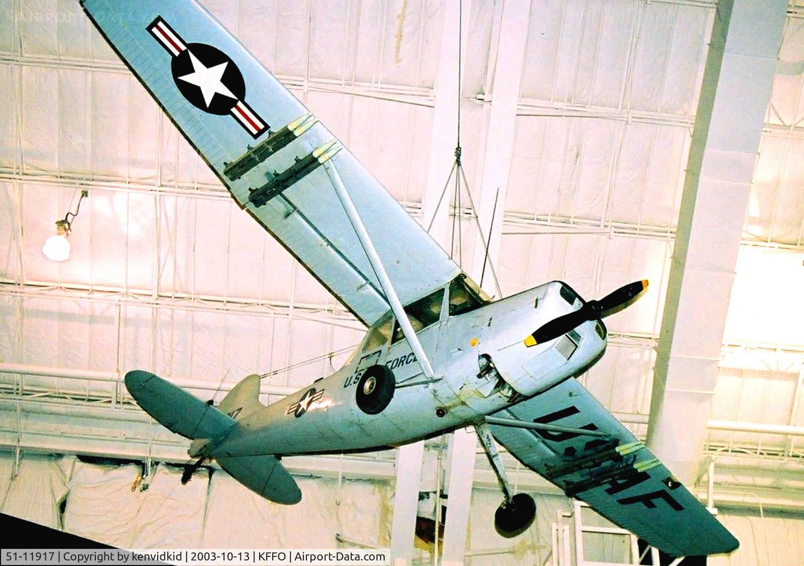 51-11917, 1951 Cessna O-1A Bird Dog C/N 22231, At The Museum of the United States Air Force Dayton Ohio.