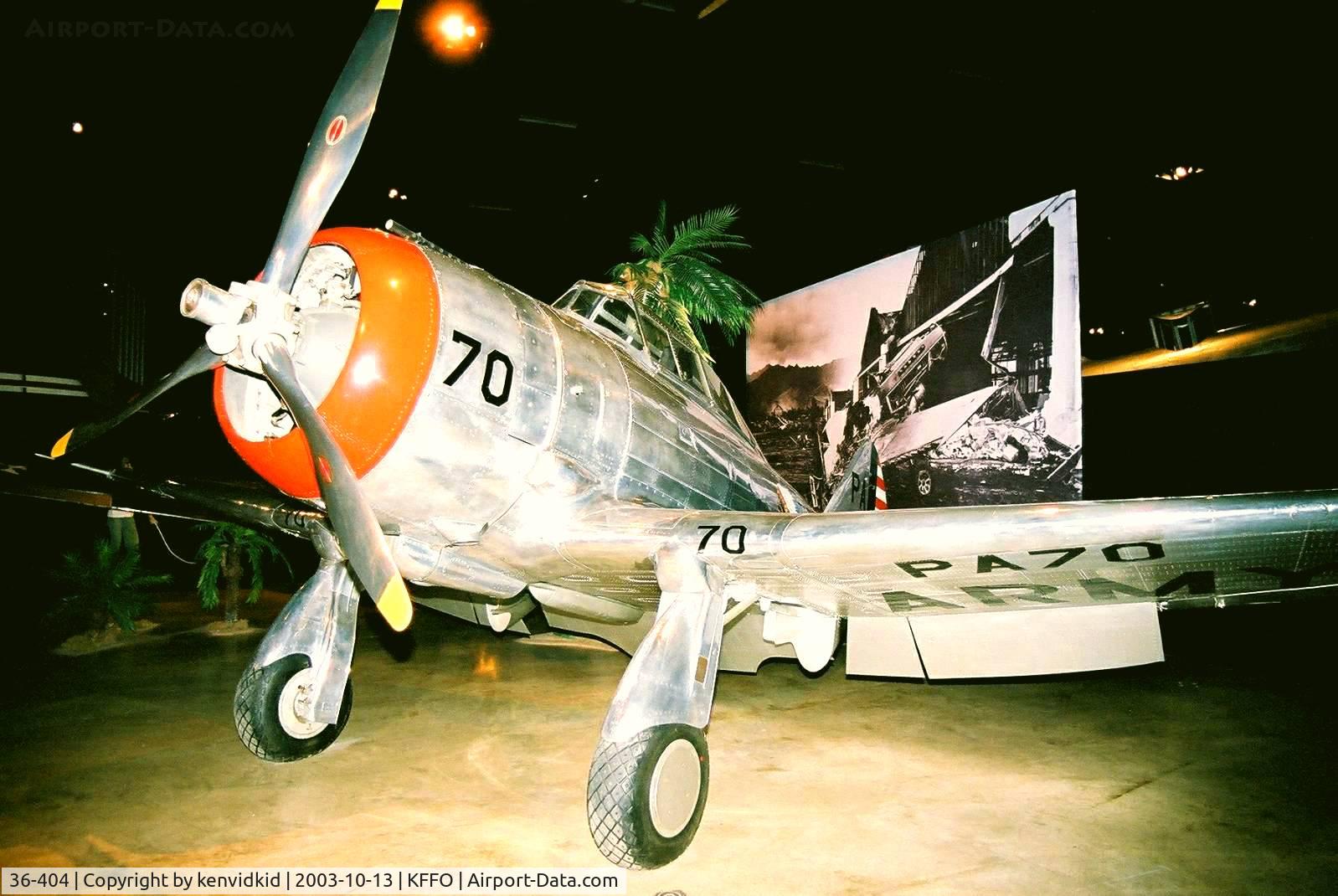 36-404, 1936 Seversky P-35 C/N 95, At The Museum of the United States Air Force Dayton Ohio.