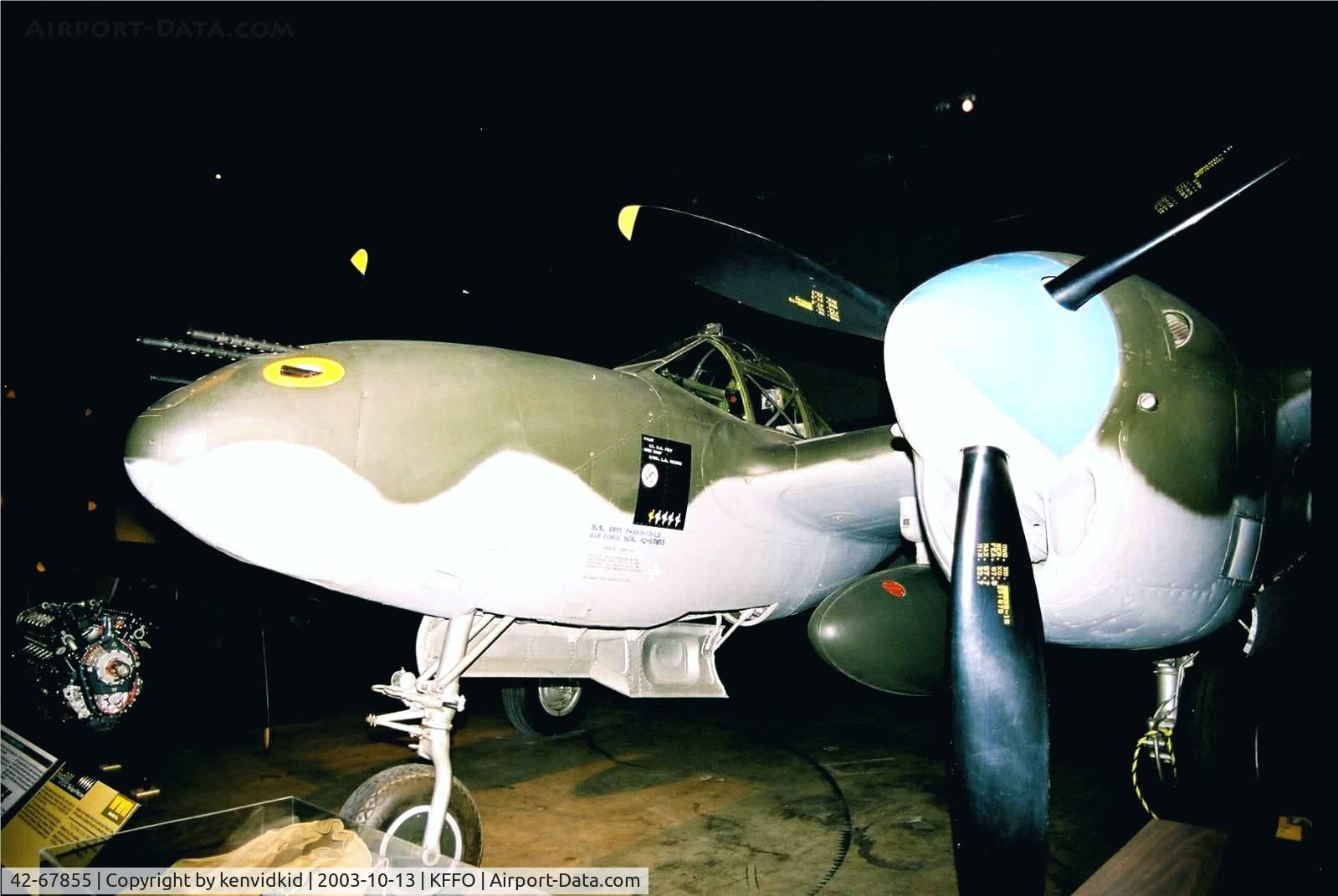 42-67855, Lockheed P-38L Lightning C/N 422-8487, At The Museum of the United States Air Force Dayton Ohio.