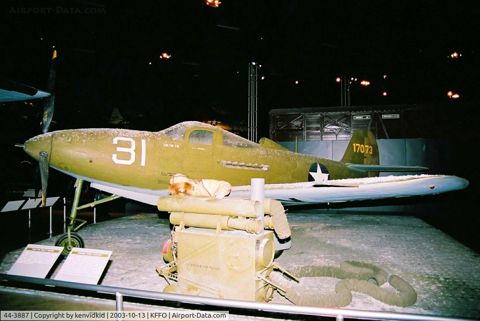 44-3887, 1944 Bell P-39Q Airacobra C/N Not found 44-3887, At The Museum of the United States Air Force Dayton Ohio. Painted as 41-7073.
