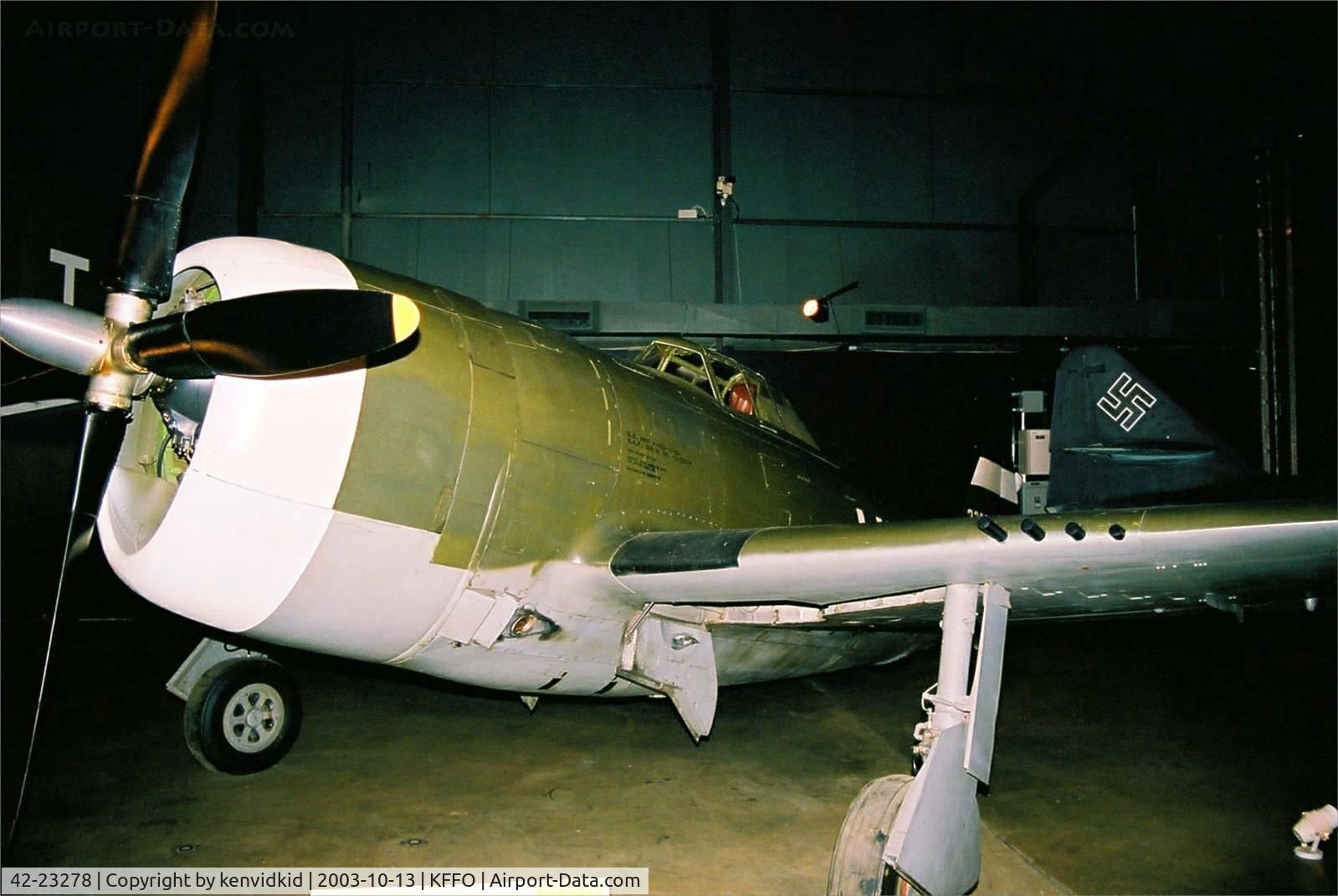 42-23278, 1942 Republic P-47D Thunderbolt C/N 42-23278/1029, At The Museum of the United States Air Force Dayton Ohio.