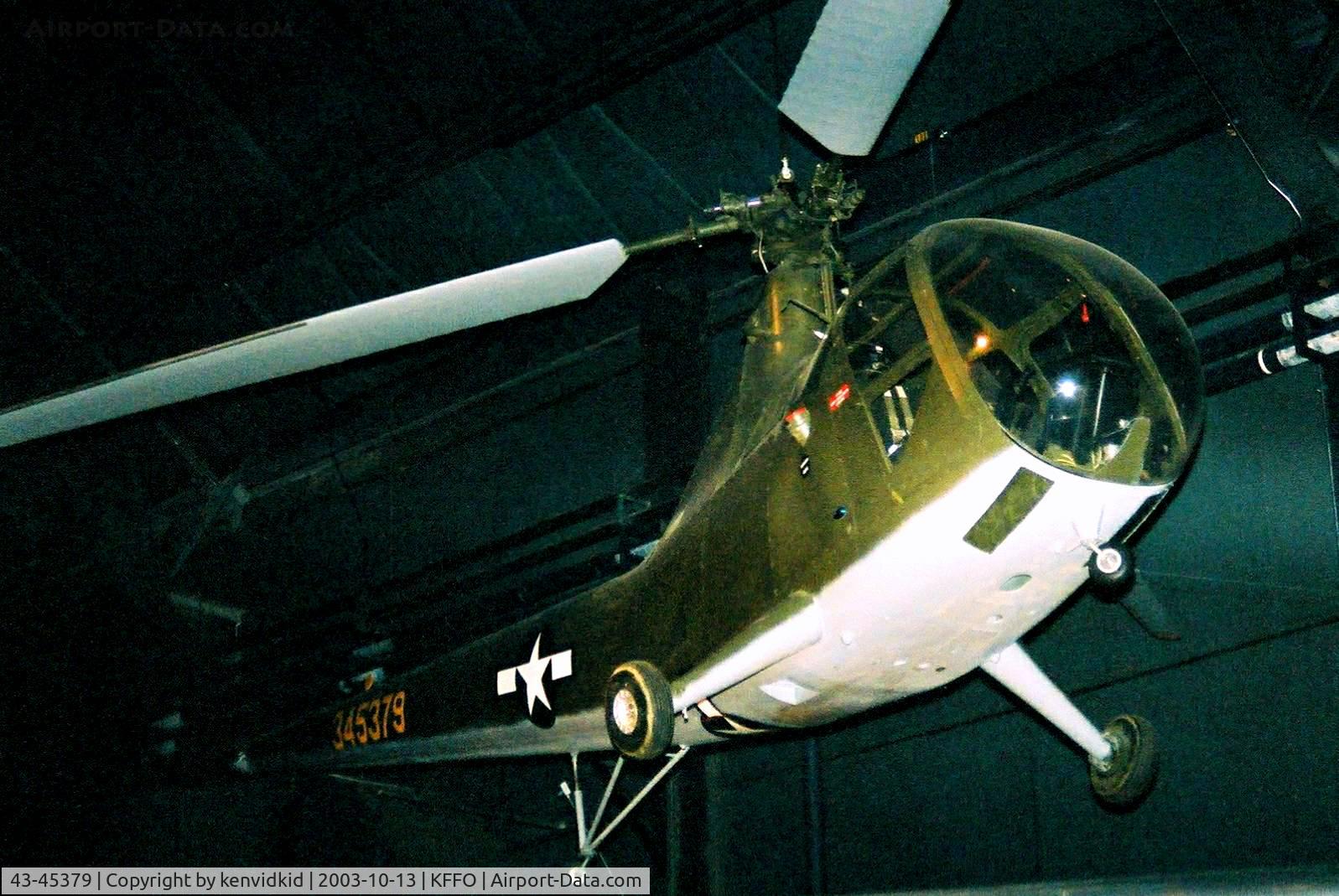 43-45379, 1944 Sikorsky R-6A Hoverfly C/N Not found 43-45379, At The Museum of the United States Air Force Dayton Ohio.