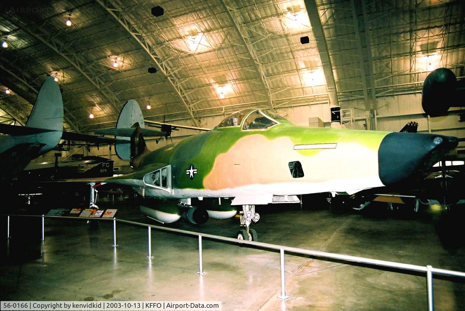 56-0166, 1956 McDonnell RF-101C Voodoo C/N 127, At The Museum of the United States Air Force Dayton Ohio.