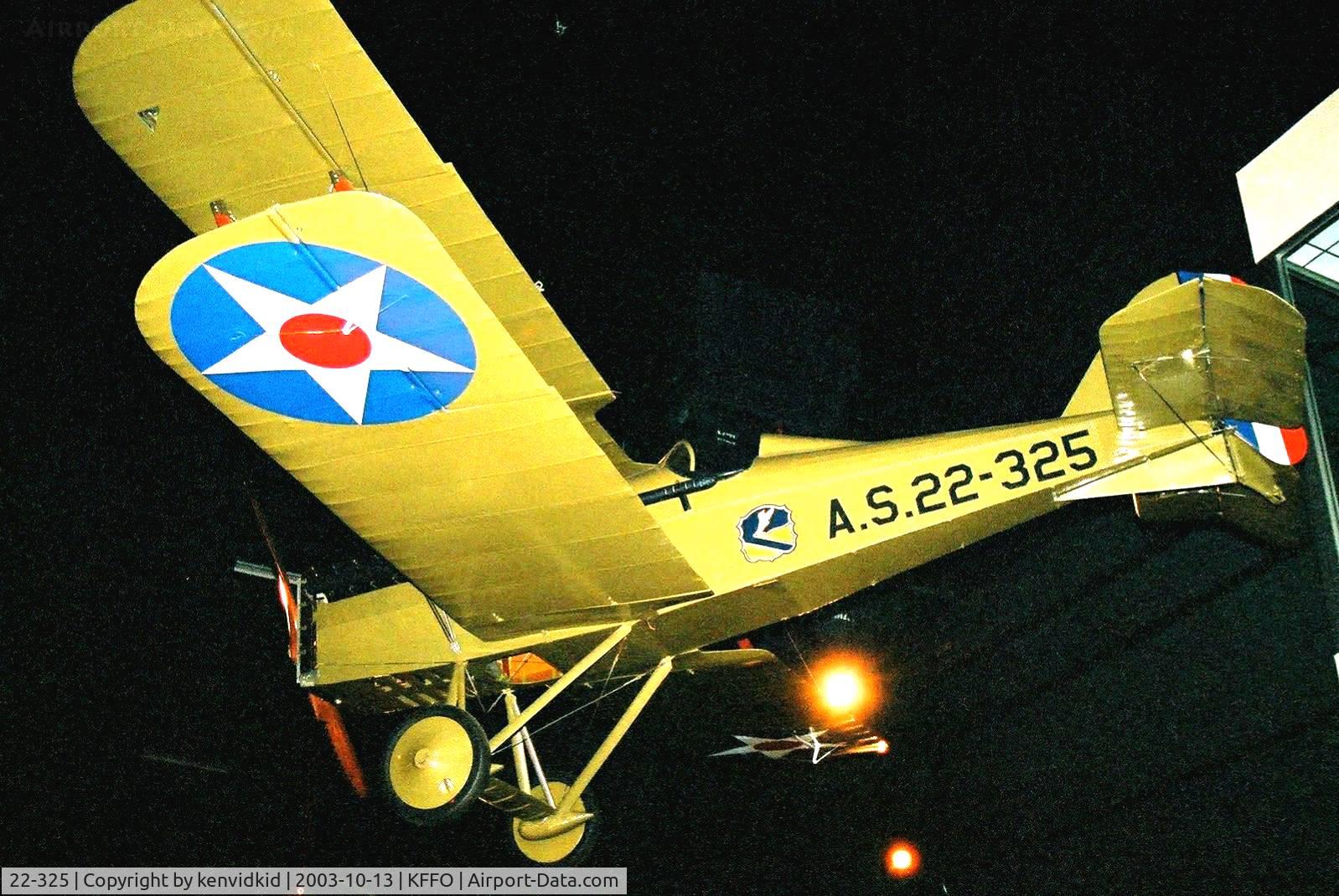 22-325, 1917 Royal Aircraft Factory SE-5E Replica C/N Not found 22-325, At The Museum of the United States Air Force Dayton Ohio.