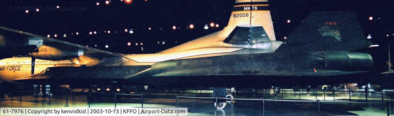 61-7976, 1961 Lockheed SR-71A Blackbird C/N 2027, At The Museum of the United States Air Force Dayton Ohio.