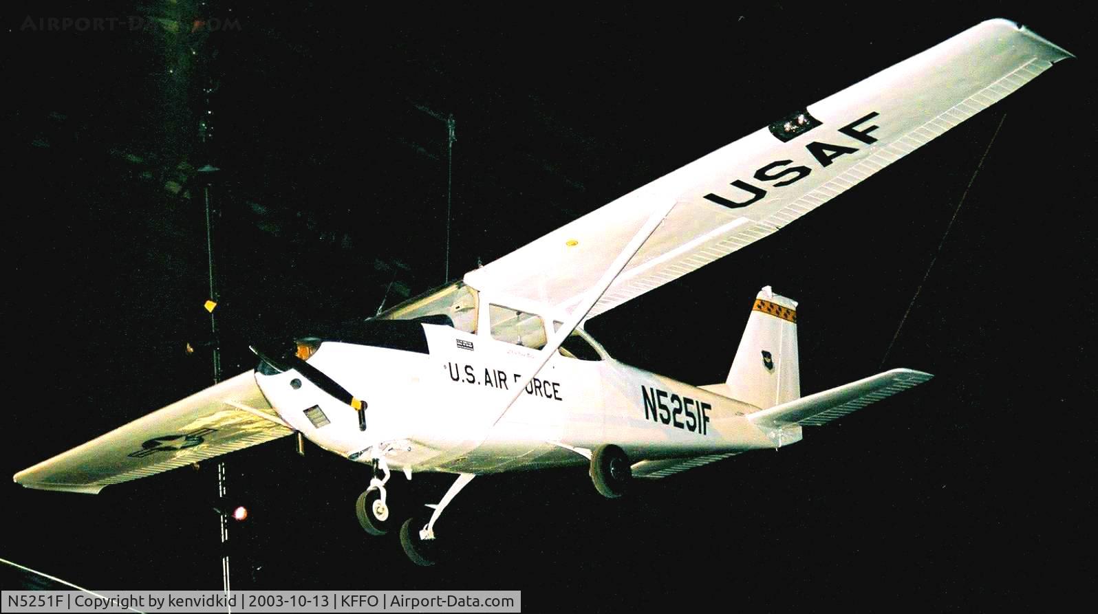 N5251F, Cessna 172F C/N 17253351, At The Museum of the United States Air Force Dayton Ohio.