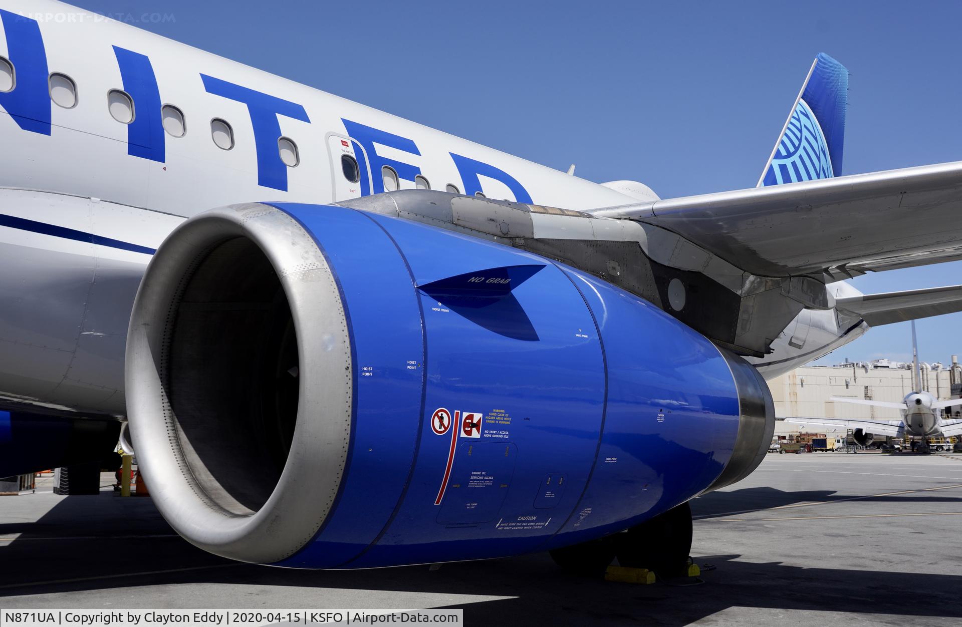 N871UA, 2003 Airbus A319-132 C/N 1971, Ex China Southern Airlines SFO 2020.