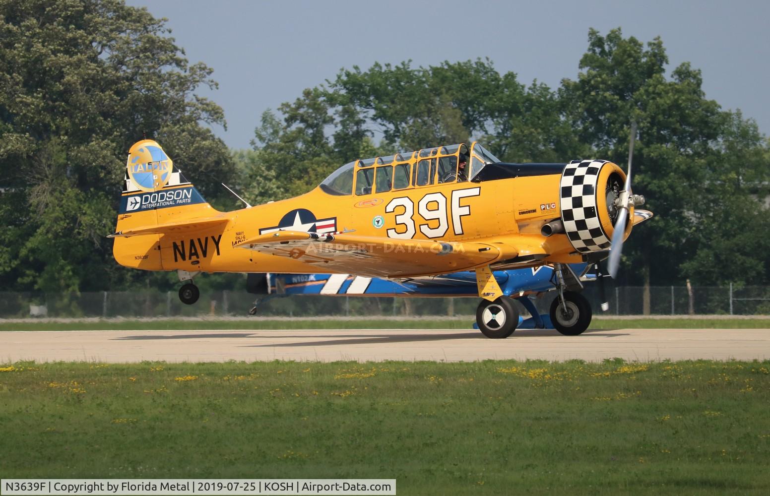 N3639F, North American SNJ-6 Texan C/N 121-43111, SNJ-6