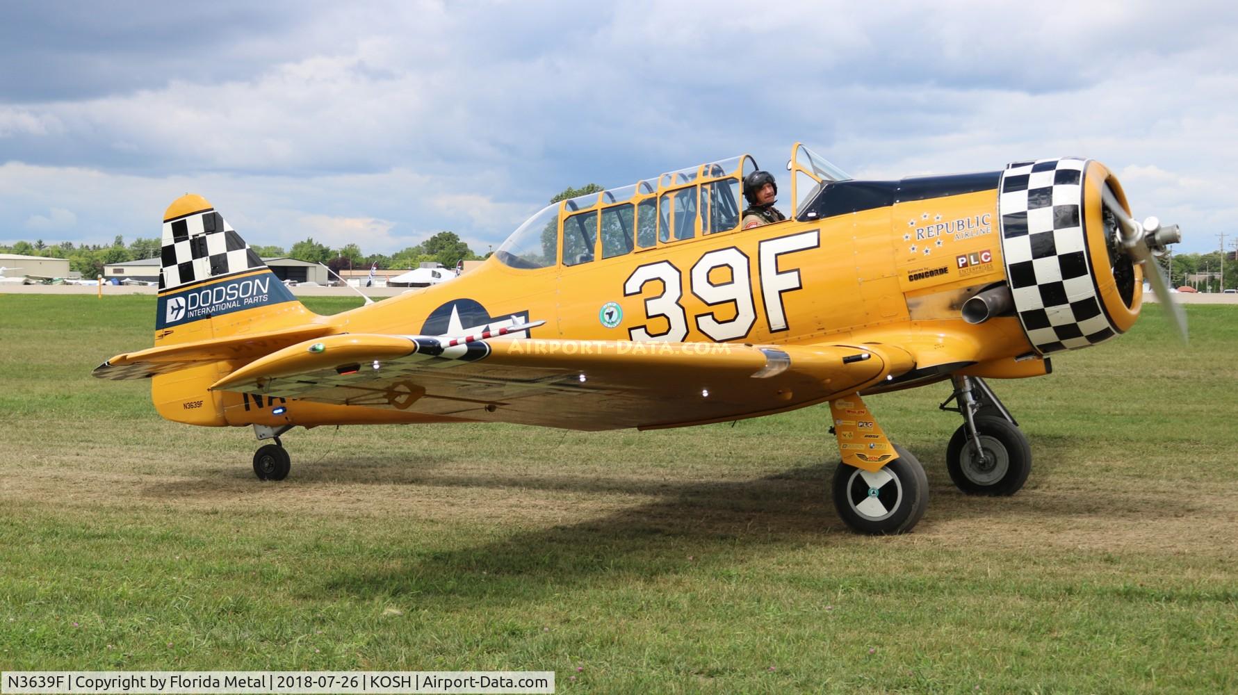 N3639F, North American SNJ-6 Texan C/N 121-43111, SNJ-6