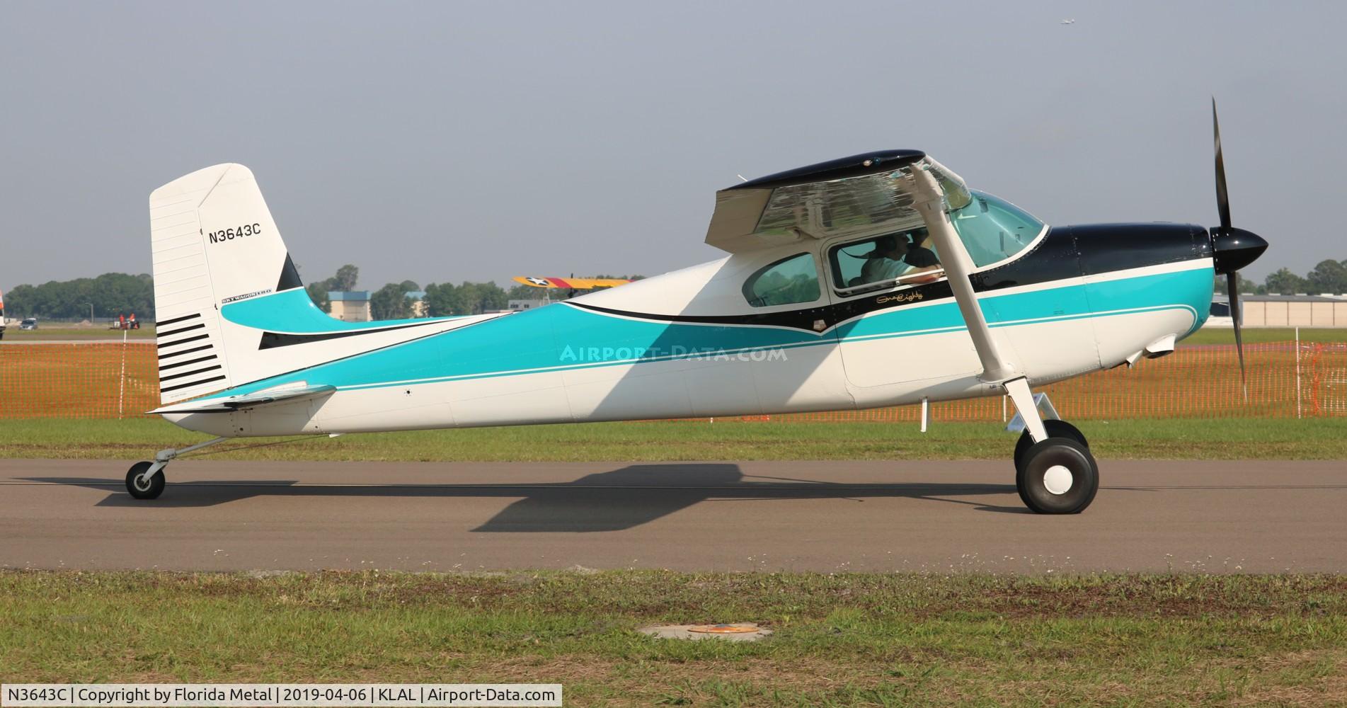 N3643C, Cessna 180 C/N 31141, Cessna 180