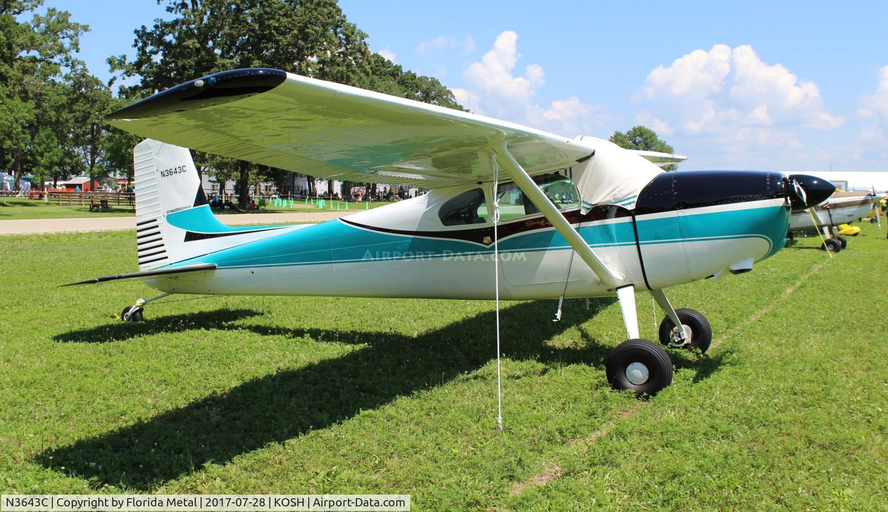N3643C, Cessna 180 C/N 31141, Cessna 180