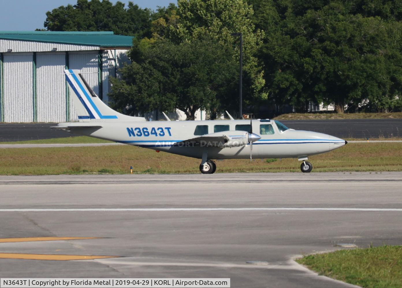 N3643T, 1981 Piper AEROSTAR 600 C/N 6008998161255, Aerostar 600
