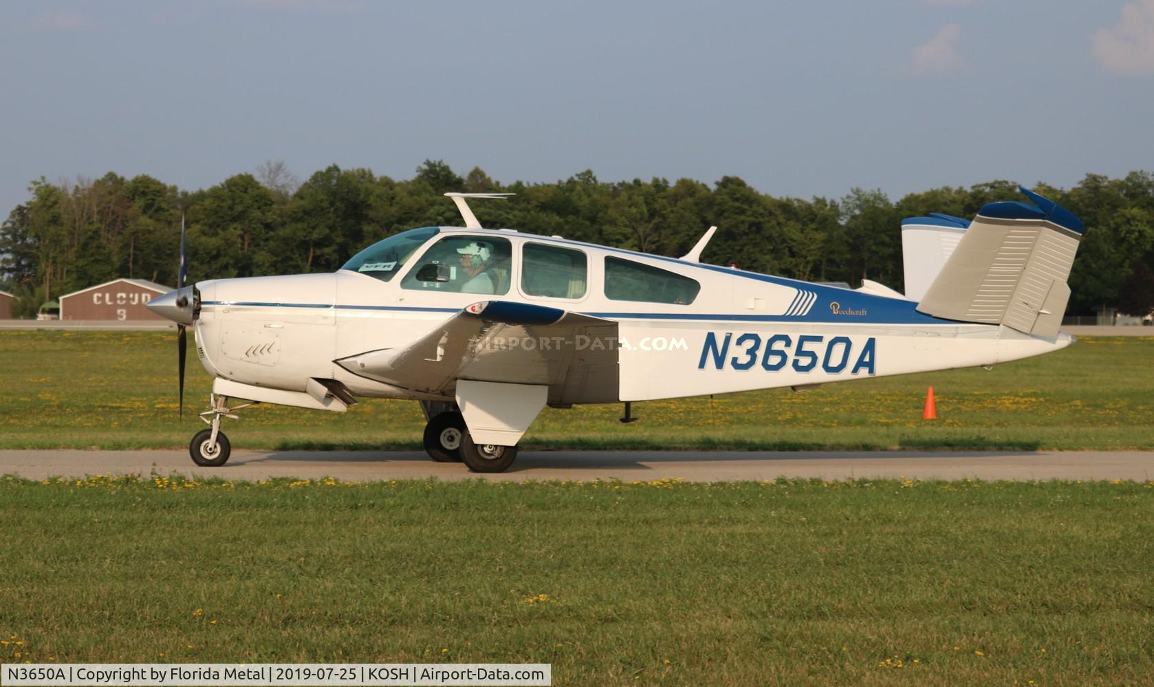 N3650A, 1969 Beech V35B Bonanza C/N D-9077, Bonanza 35