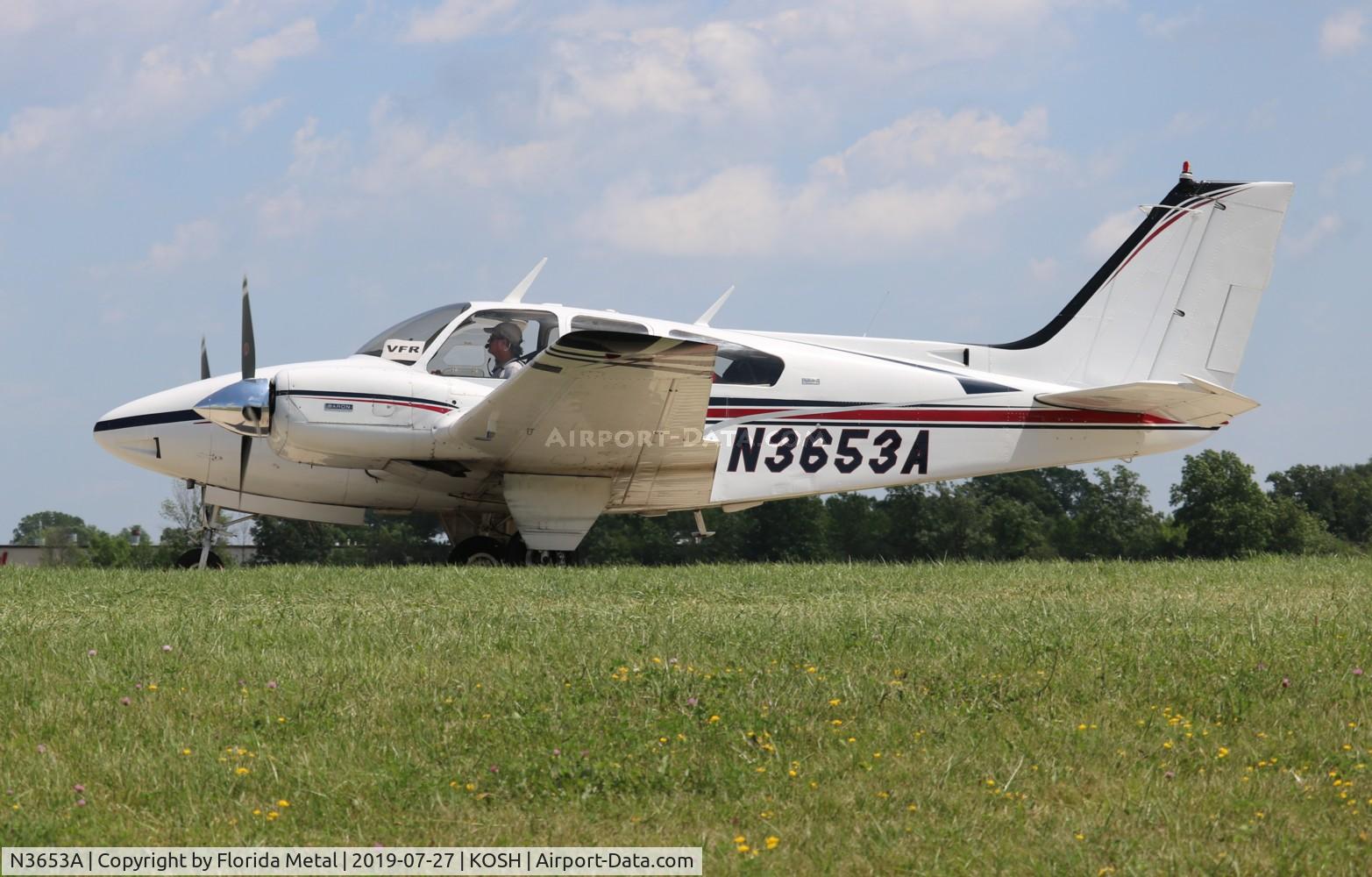 N3653A, 1969 Beech 95-B55 (T42A) Baron C/N TC-1309, Beech 55