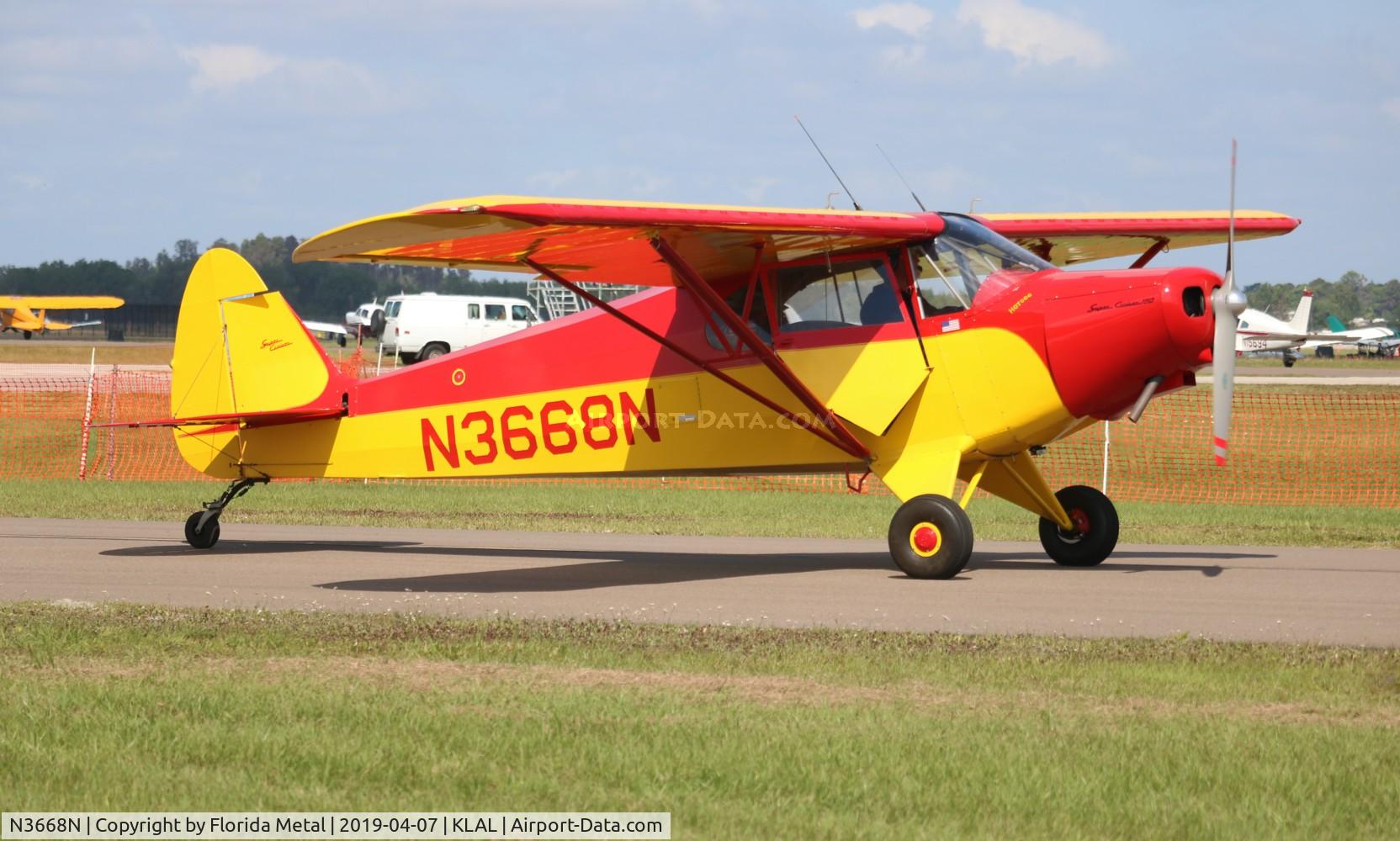 N3668N, 1947 Piper PA-12 Super Cruiser C/N 12-1919, PA-12