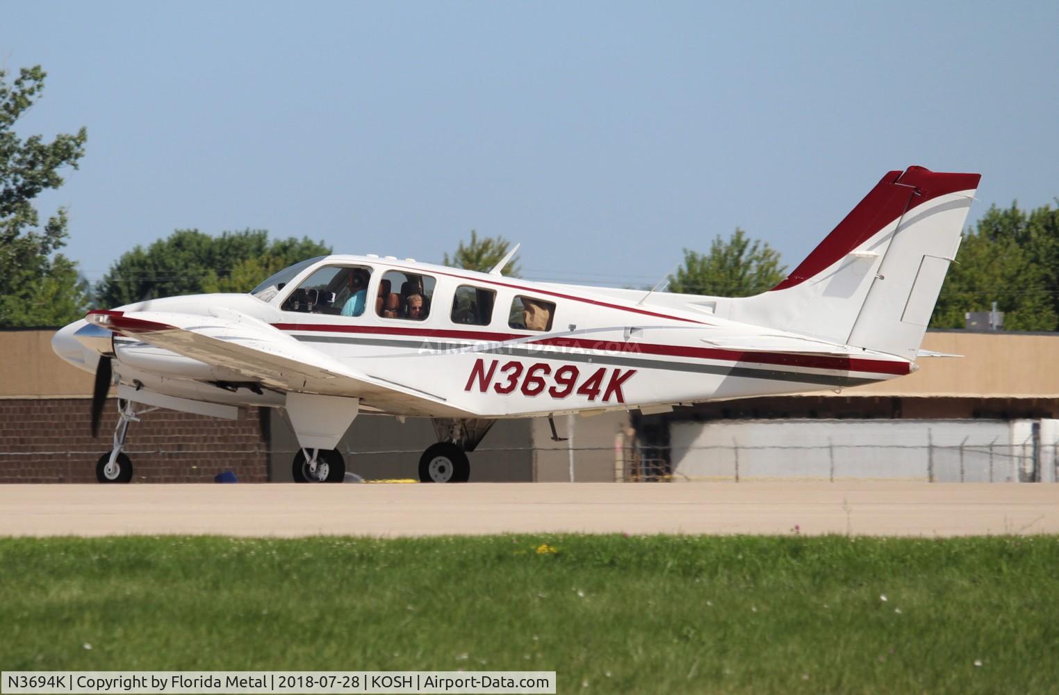 N3694K, 1980 Beech 58 Baron C/N TH-1177, Baron 58