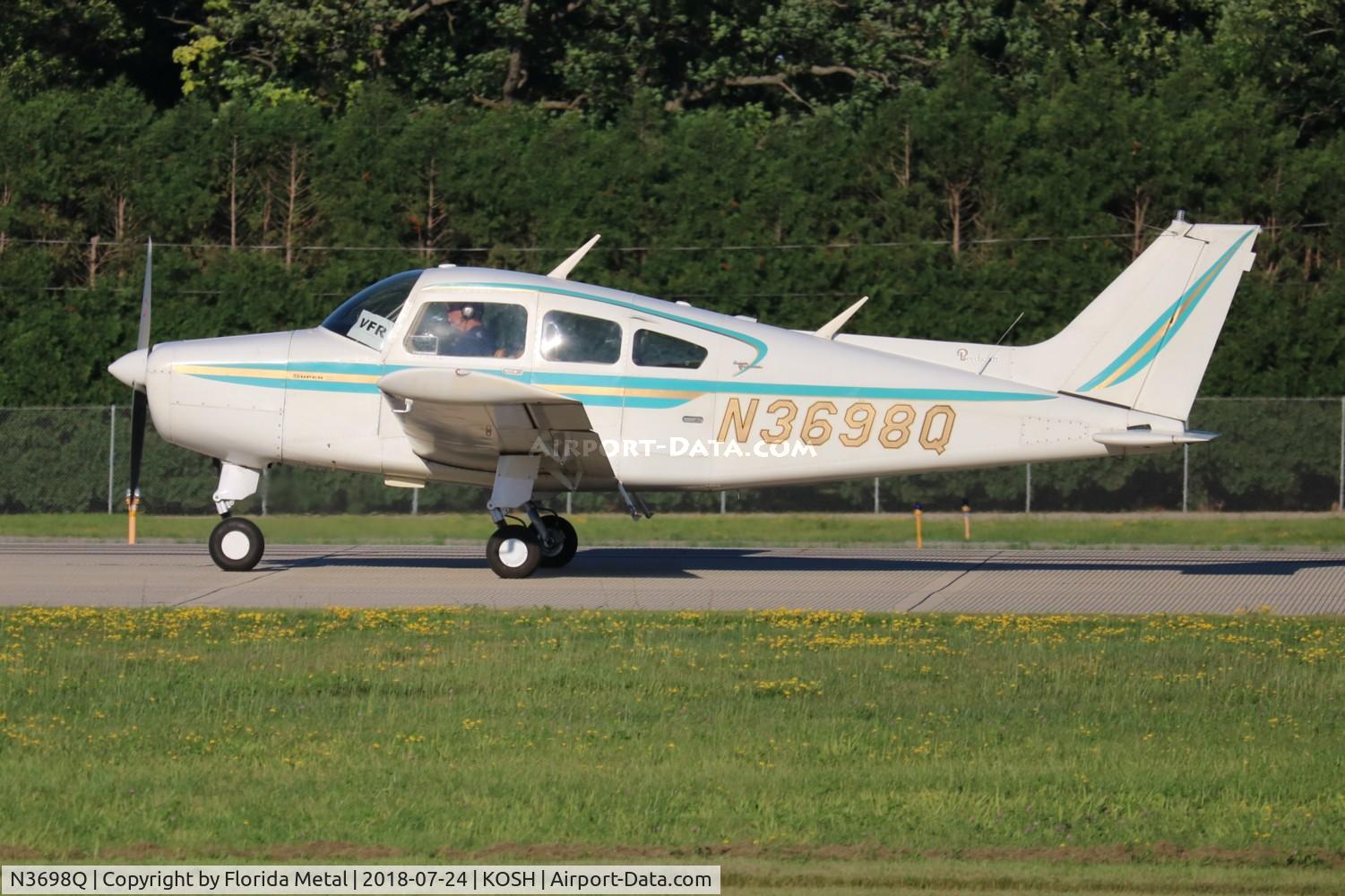 N3698Q, 1967 Beech A23-24 Musketeer Super III C/N MA-281, Beech A23