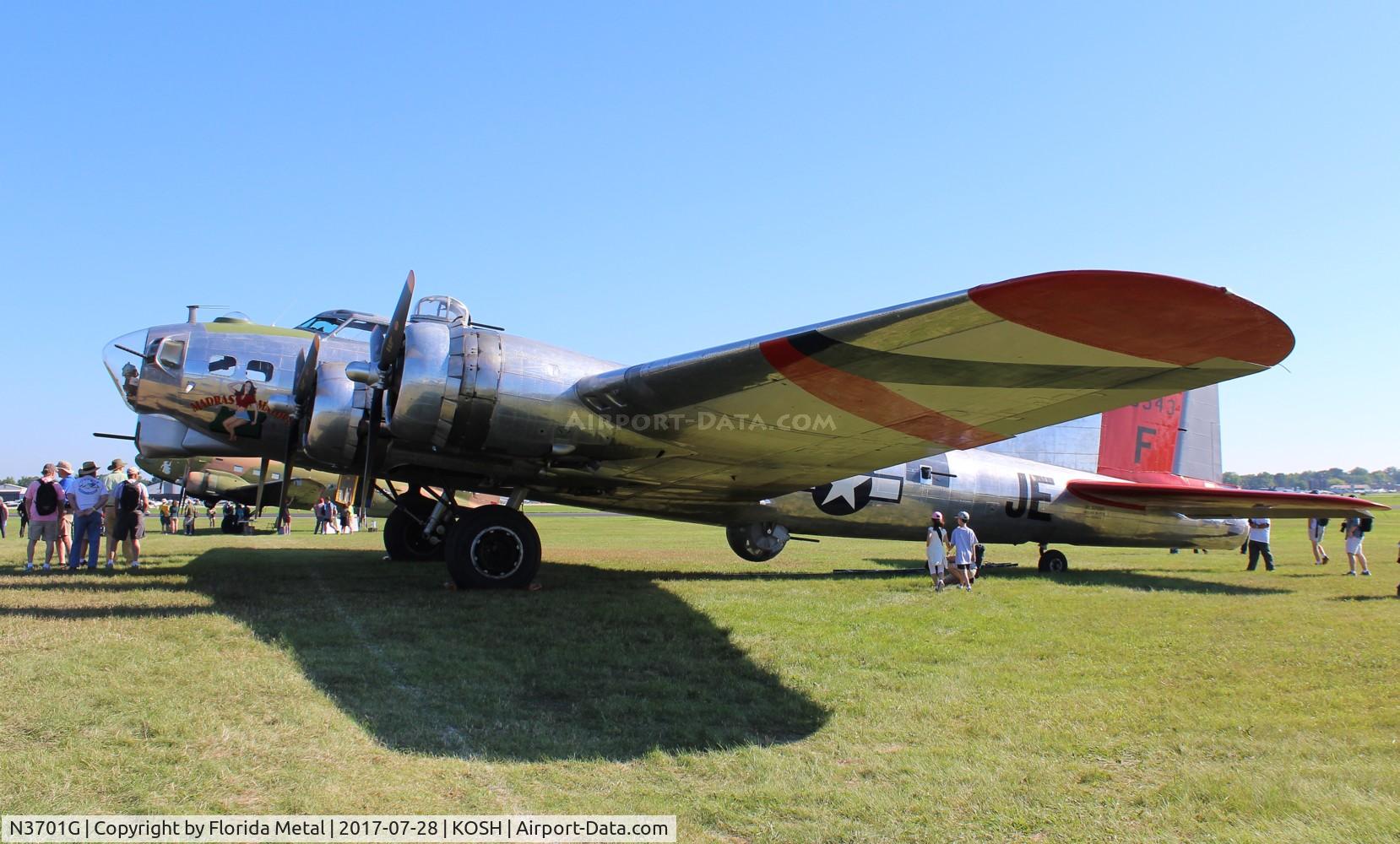 N3701G, 1944 Boeing B-17G Flying Fortress C/N 44-8543A, Madras Maiden