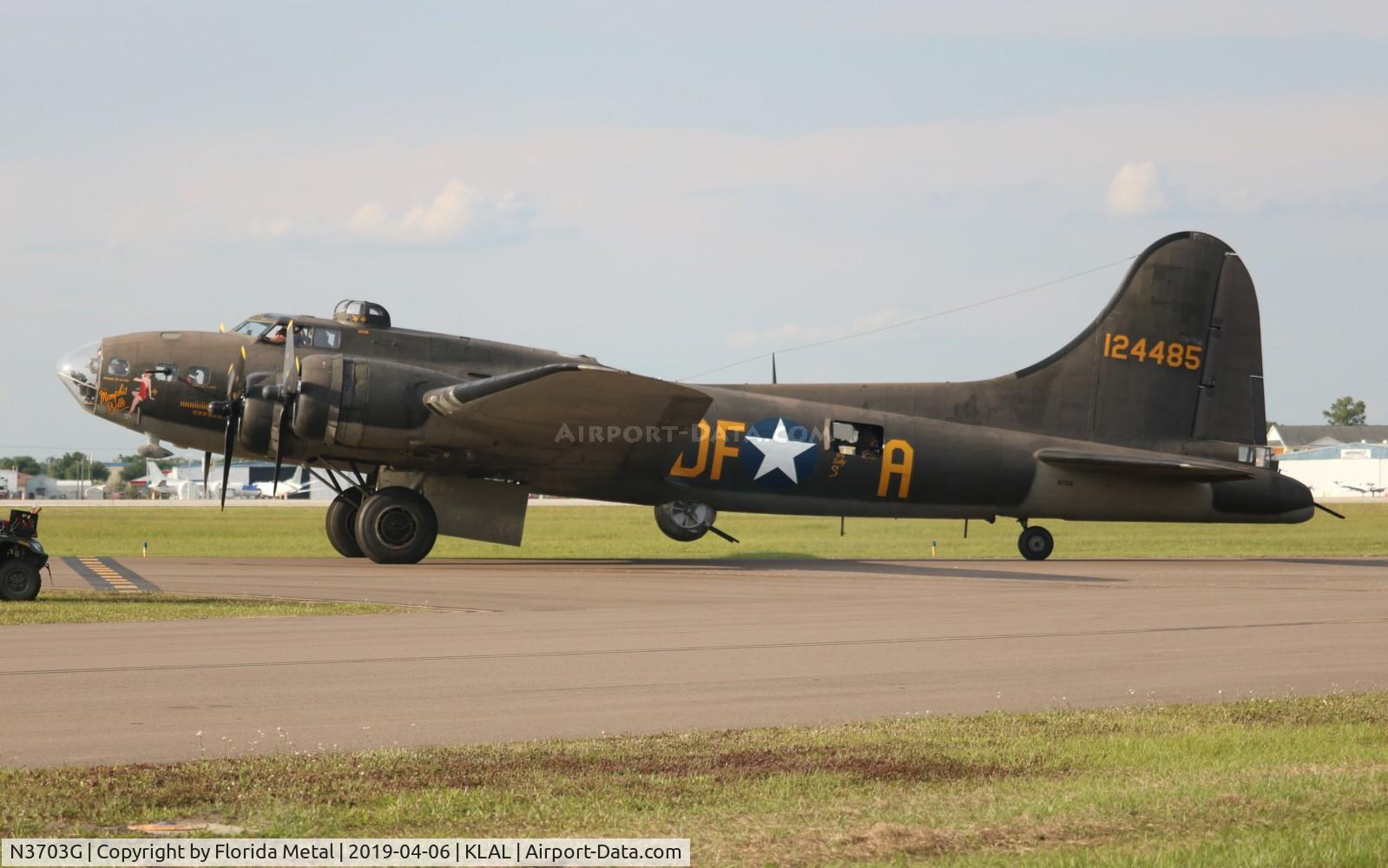 N3703G, 1945 Boeing B-17G Flying Fortress C/N 44-83546-A, Memphis Belle