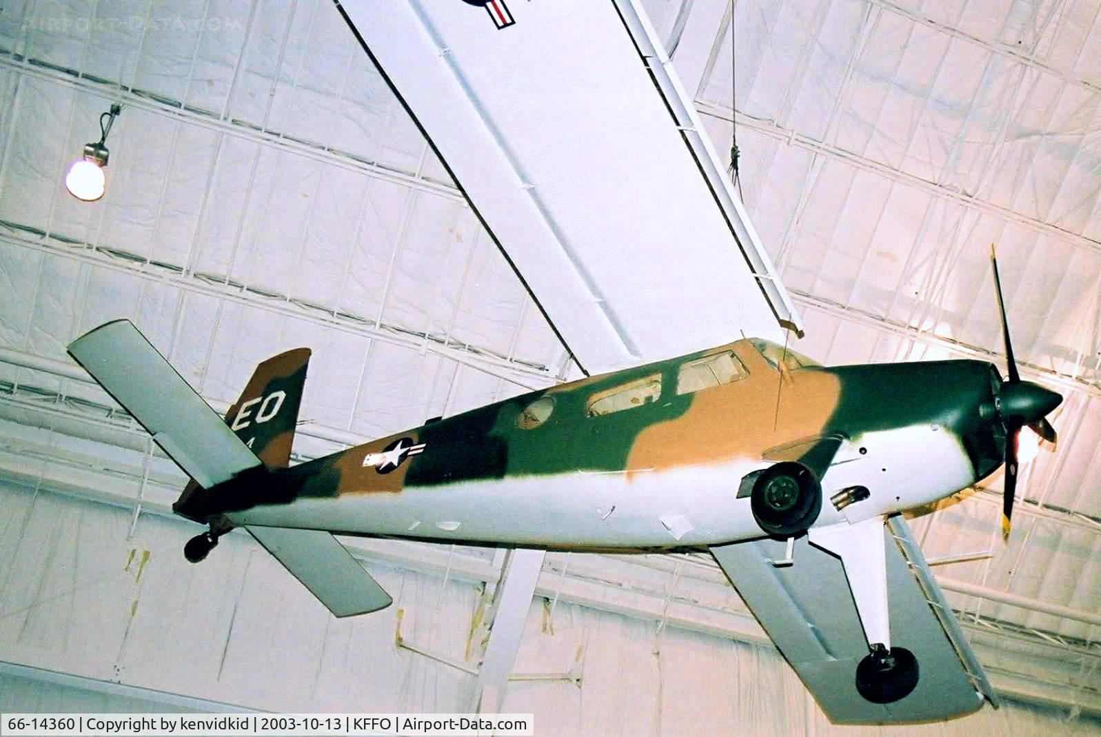 66-14360, 1967 Helio HT-295/U-10D Super Courier C/N 1262, At the Museum of the United States Air Force Dayton Ohio.