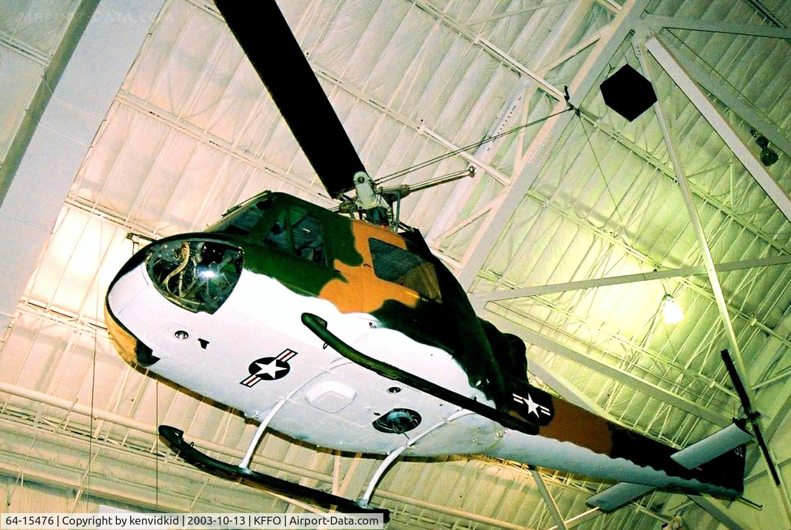 64-15476, 1964 Bell UH-1P Iroquois C/N 7026, At the Museum of the United States Air Force Dayton Ohio.