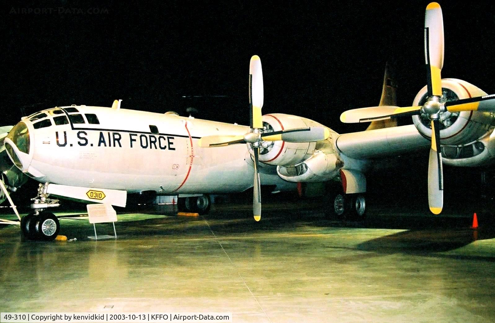 49-310, 1949 Boeing B-50D-115-BO Superfortress C/N 16086, At the Museum of the United States Air Force Dayton Ohio.