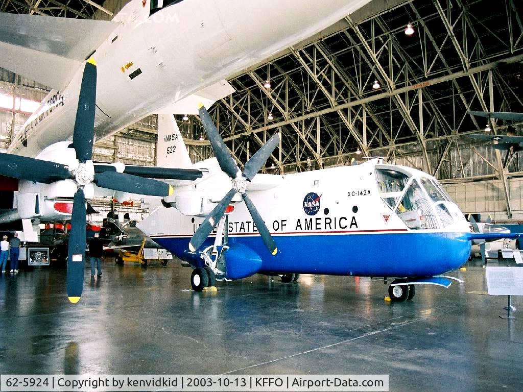 62-5924, 1964 LTV/Hiller/Ryan XC-142A C/N 4, At the Museum of the United States Air Force Dayton Ohio.