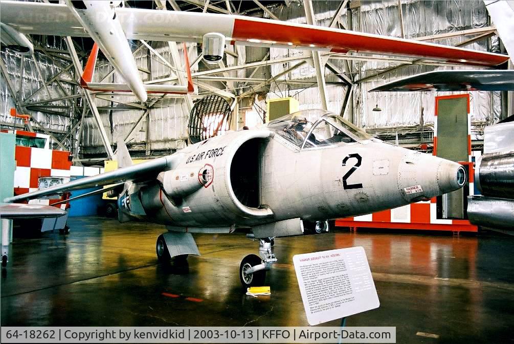 64-18262, 1964 Hawker Siddeley XV-6A Kestrel C/N Not found XS688/64-18262, At the Museum of the United States Air Force Dayton Ohio.