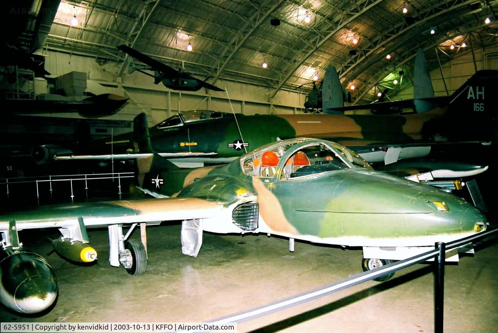 62-5951, 1962 Cessna YA-37A Dragonfly C/N 40719, At the Museum of the United States Air Force Dayton Ohio.