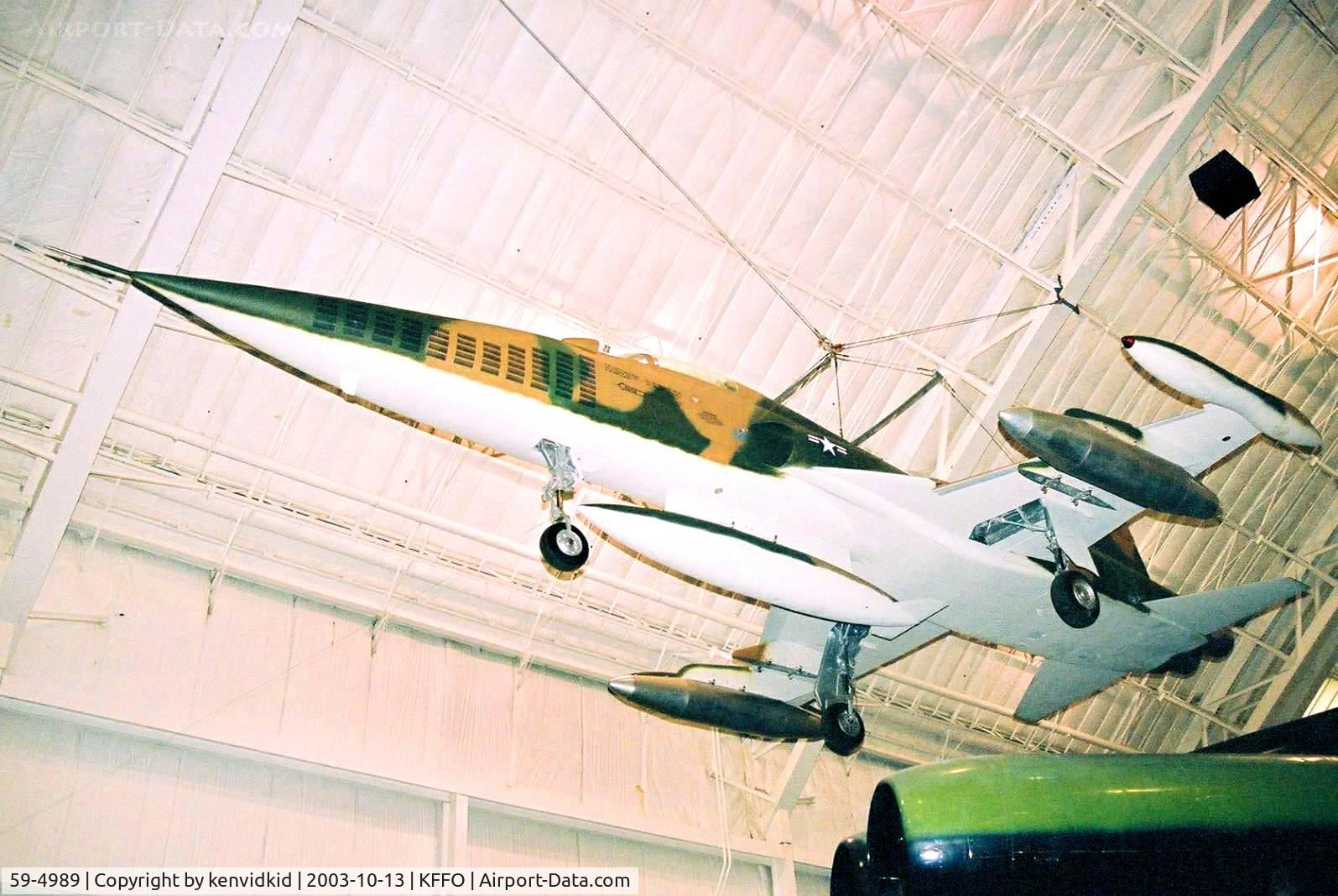 59-4989, 1963 Northrop YF-5A-NO Freedom Fighter C/N N.6003, At the Museum of the United States Air Force Dayton Ohio.