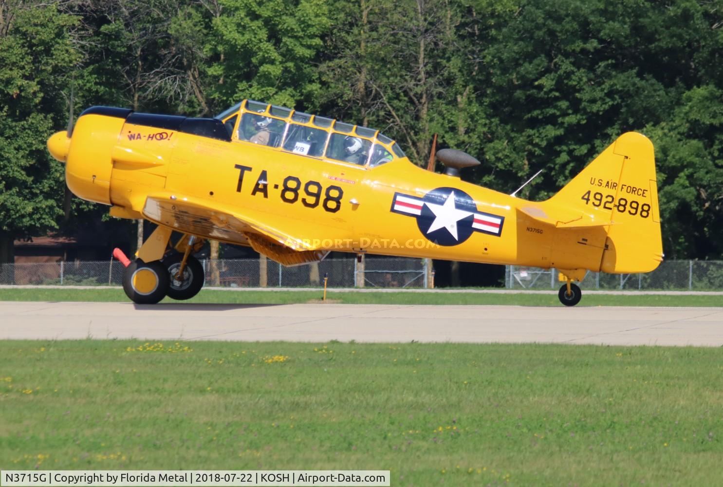 N3715G, 1949 North American AT-6G Texan C/N 168-2 (49-2898), AT-6G