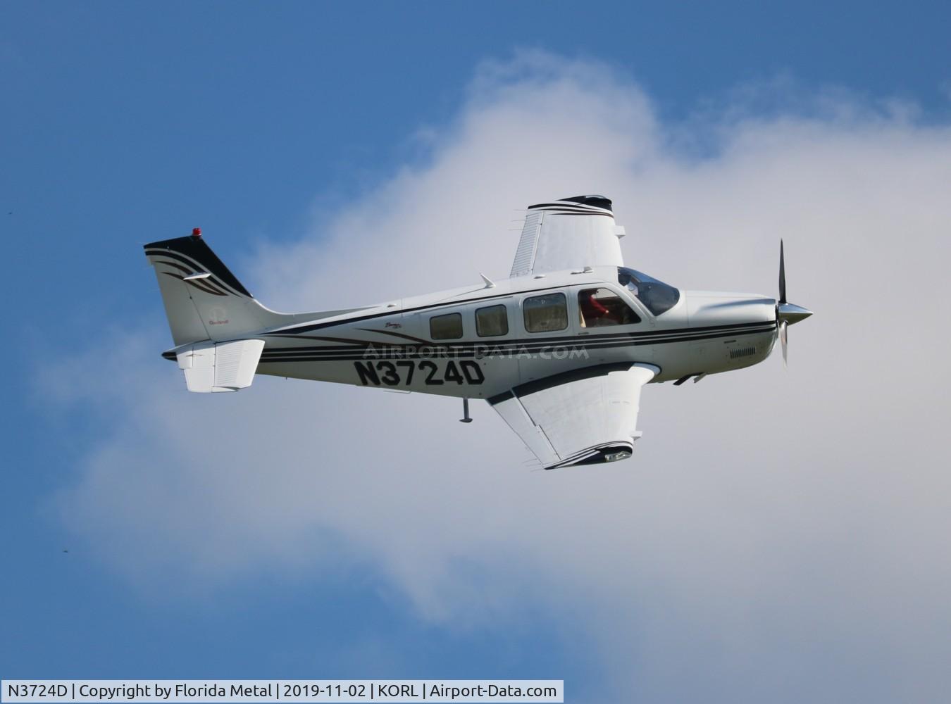N3724D, Raytheon Aircraft Company A36 Bonanza C/N E-3624, A36 Bonanza