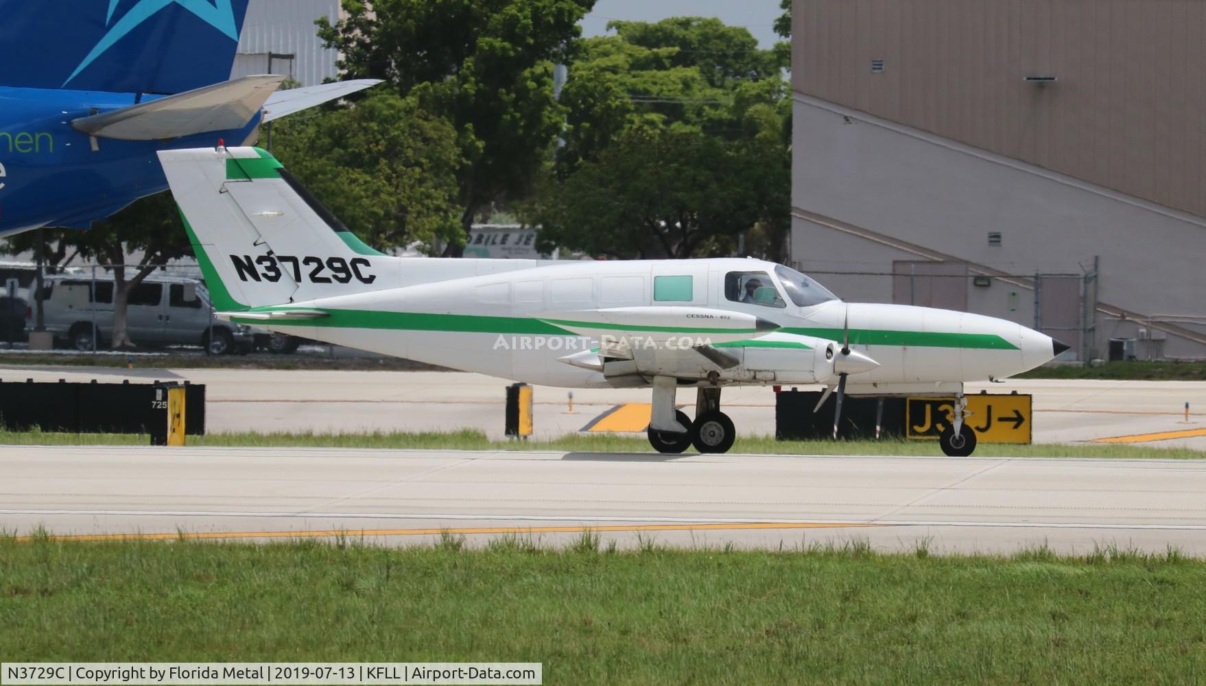 N3729C, 1974 Cessna 402B C/N 402B-0589, Cessna 402B