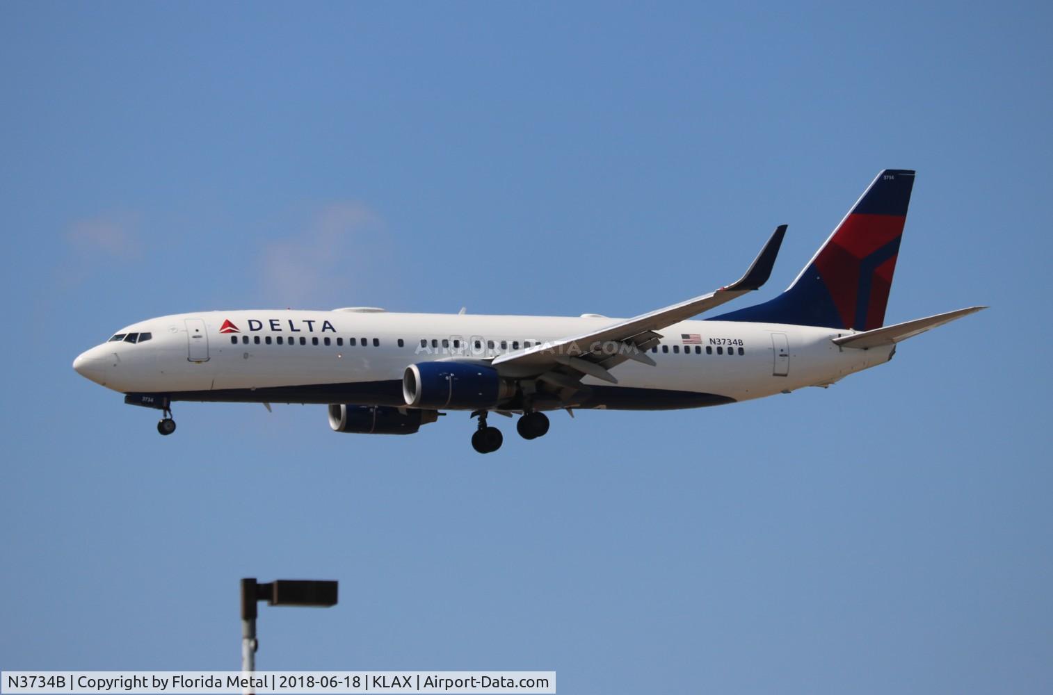 N3734B, 2000 Boeing 737-832 C/N 30776, Delta 737-832