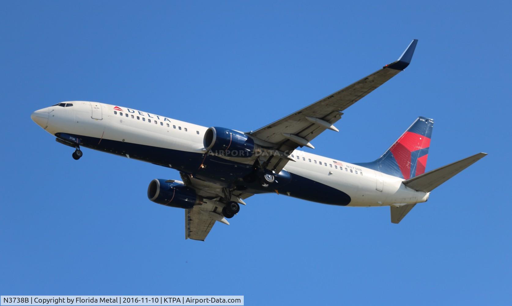 N3738B, 2000 Boeing 737-832 C/N 30382, Delta 737-832