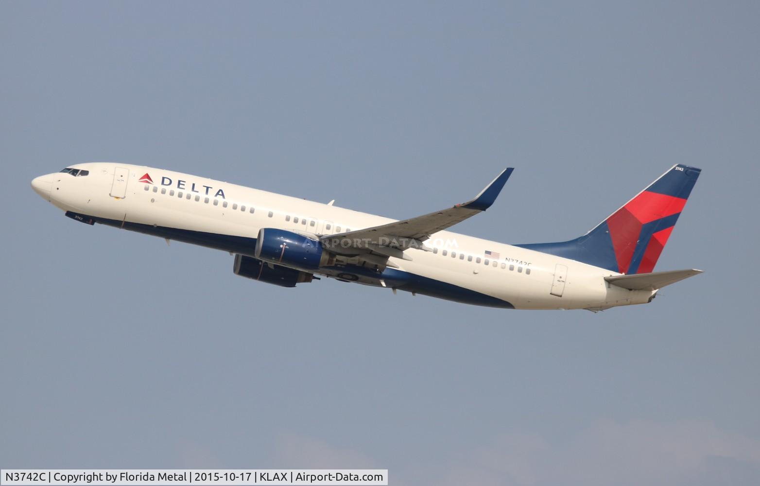 N3742C, 2001 Boeing 737-832 C/N 30835, Delta 737-832