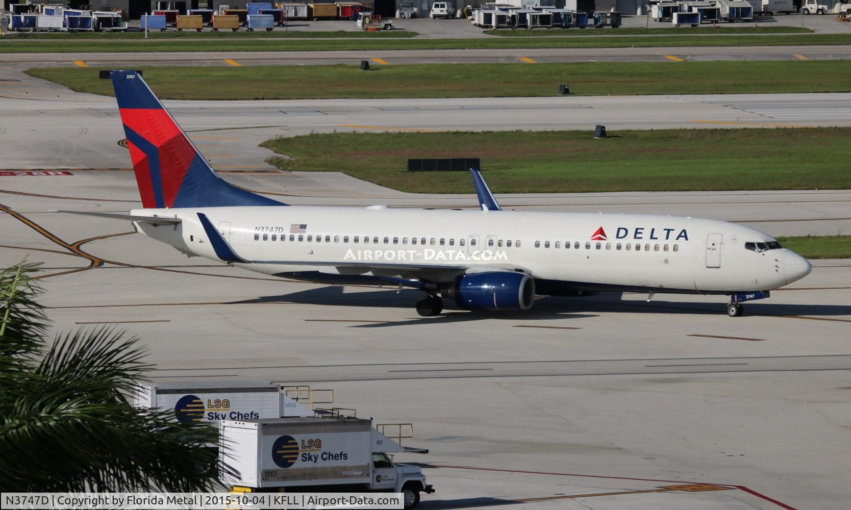 N3747D, 2001 Boeing 737-832 C/N 32374, Delta 737-832