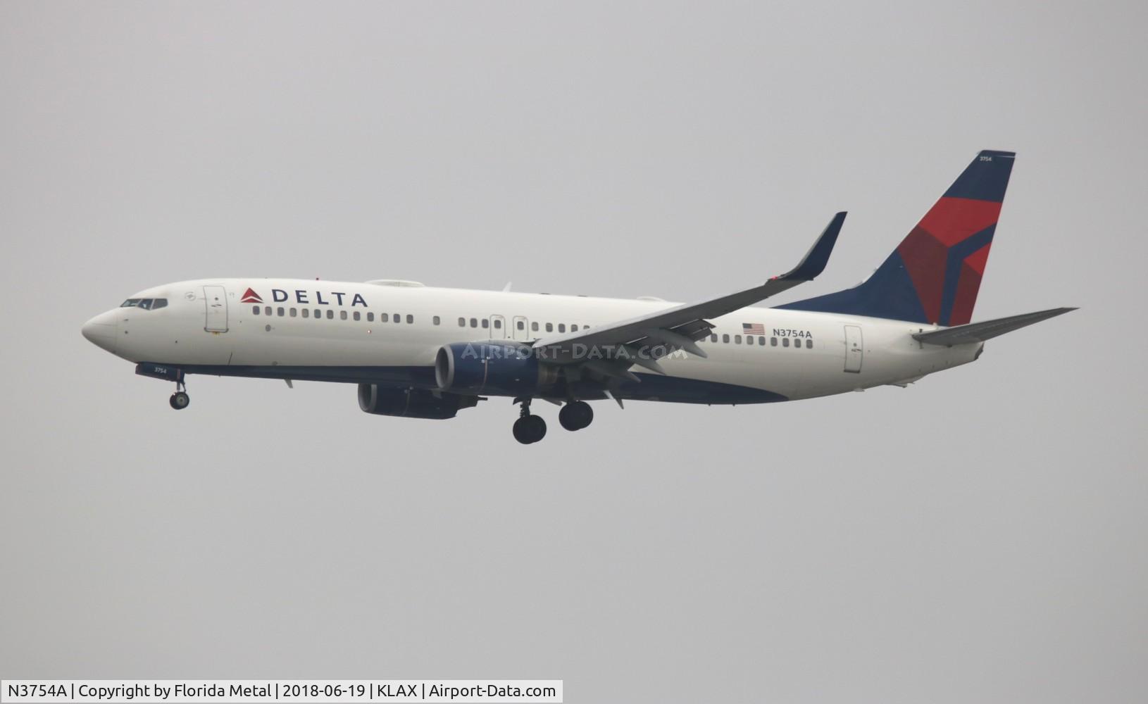 N3754A, 2001 Boeing 737-832 C/N 29626, Delta 737-832
