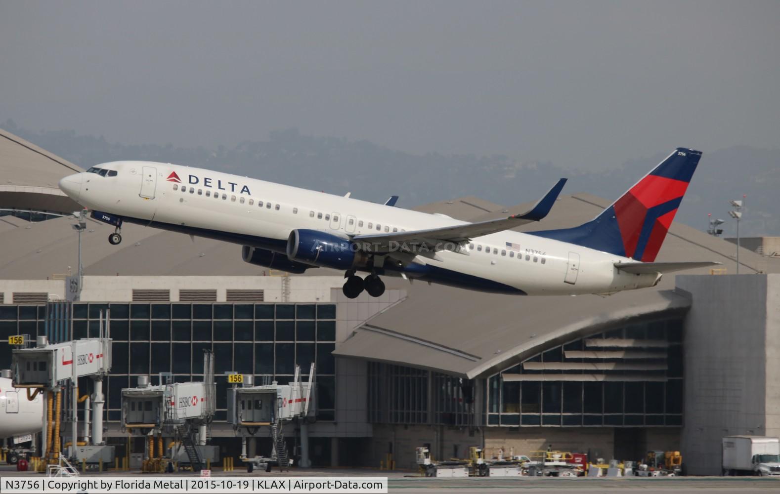 N3756, 2001 Boeing 737-832 C/N 30493, Delta 737-832
