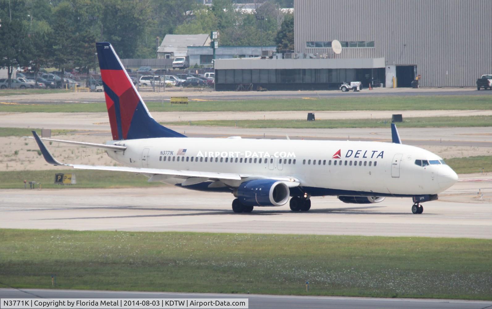 N3771K, 2002 Boeing 737-832 C/N 29632, Delta 737-832