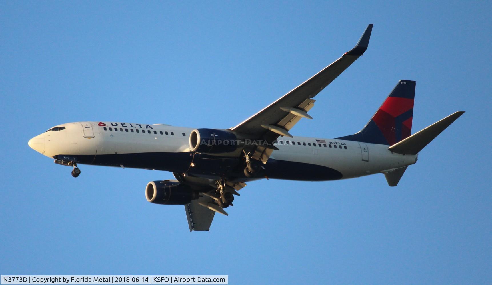 N3773D, 2010 Boeing 737-832 C/N 30825, Delta 737-832