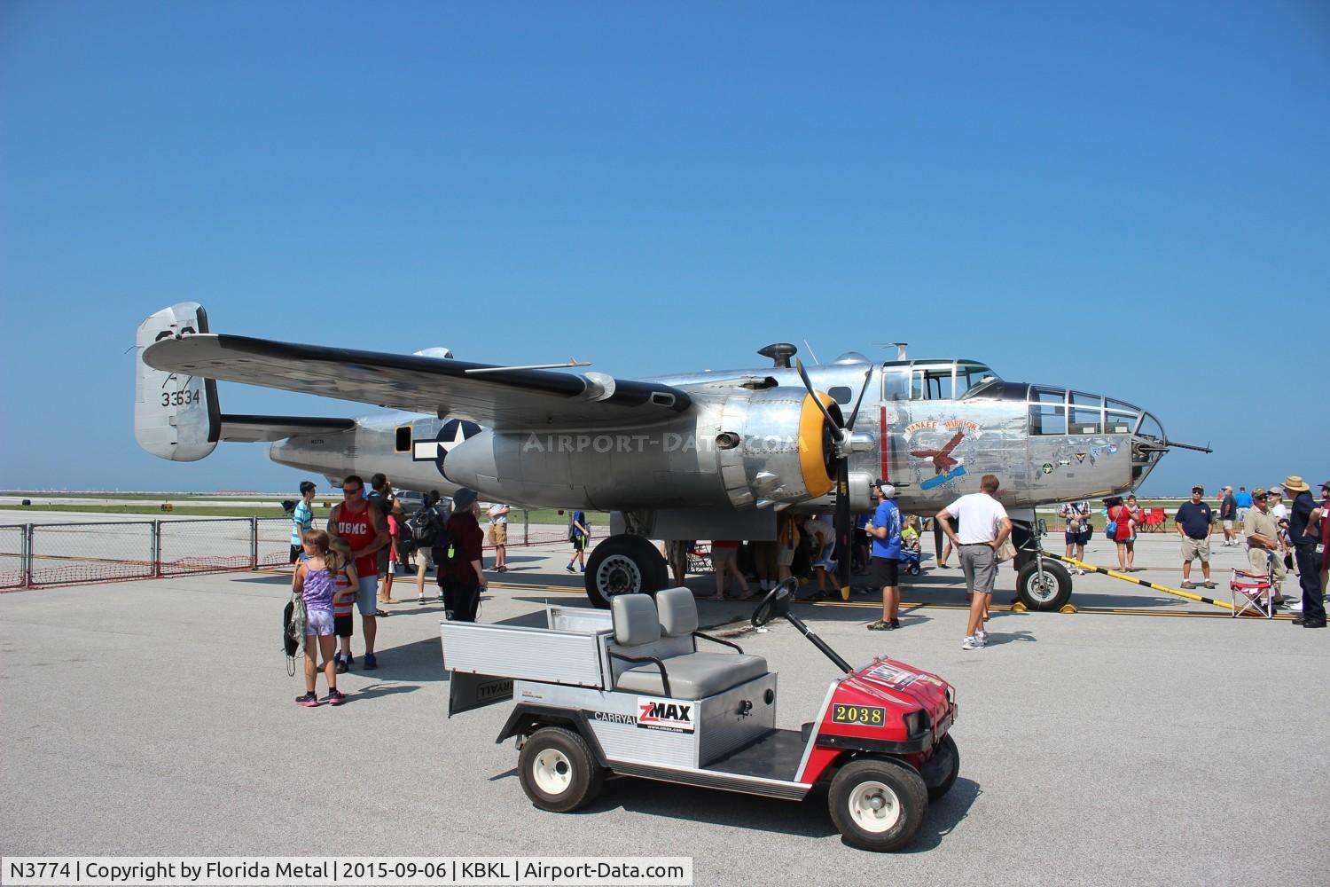 N3774, 1943 North American B-25D Mitchell C/N 100-23960, Yankee Warrior