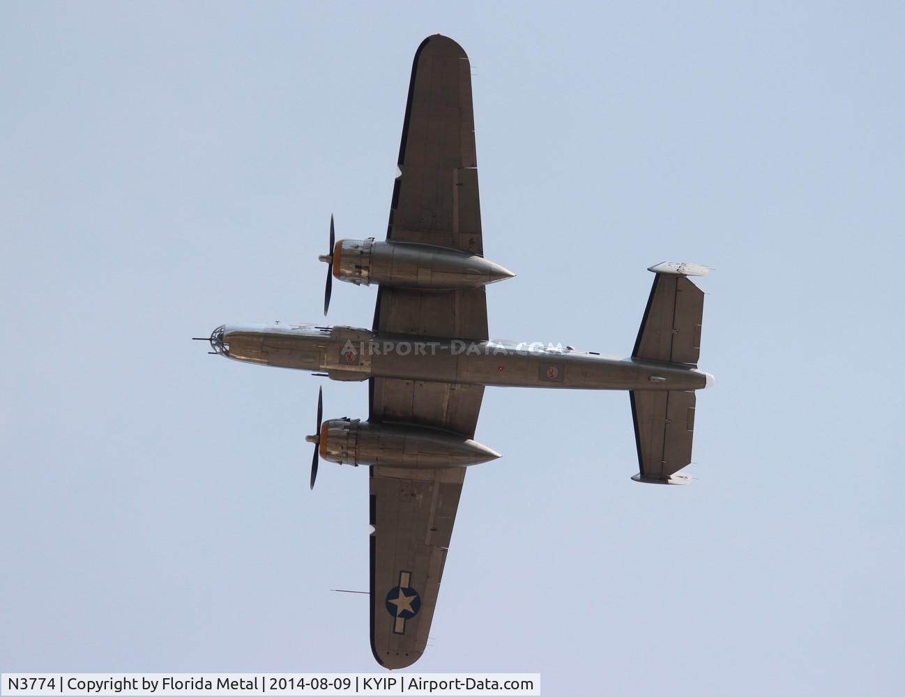 N3774, 1943 North American B-25D Mitchell C/N 100-23960, Yankee Warrior