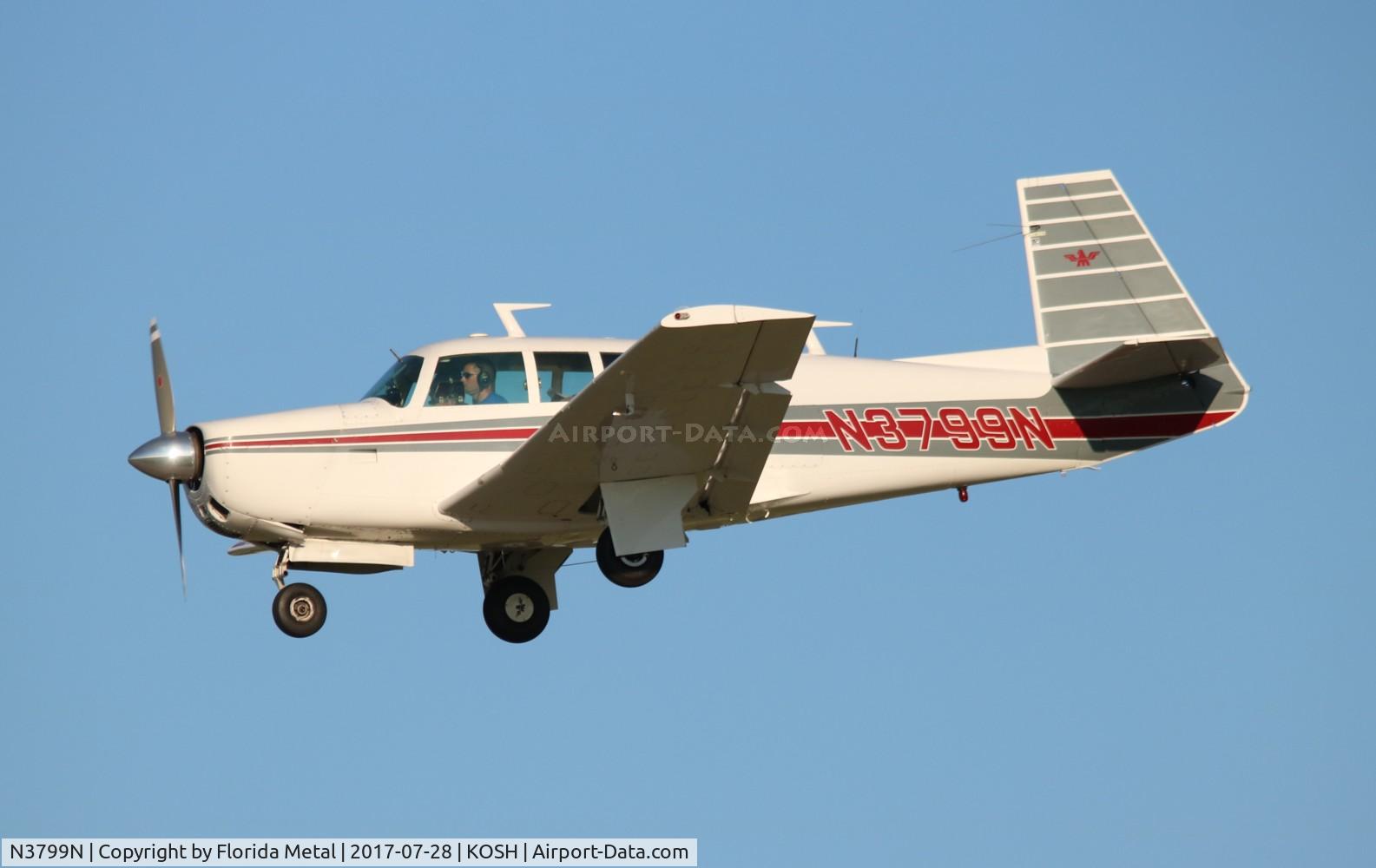 N3799N, 1967 Mooney M20F Executive C/N 680122, Mooney M20F