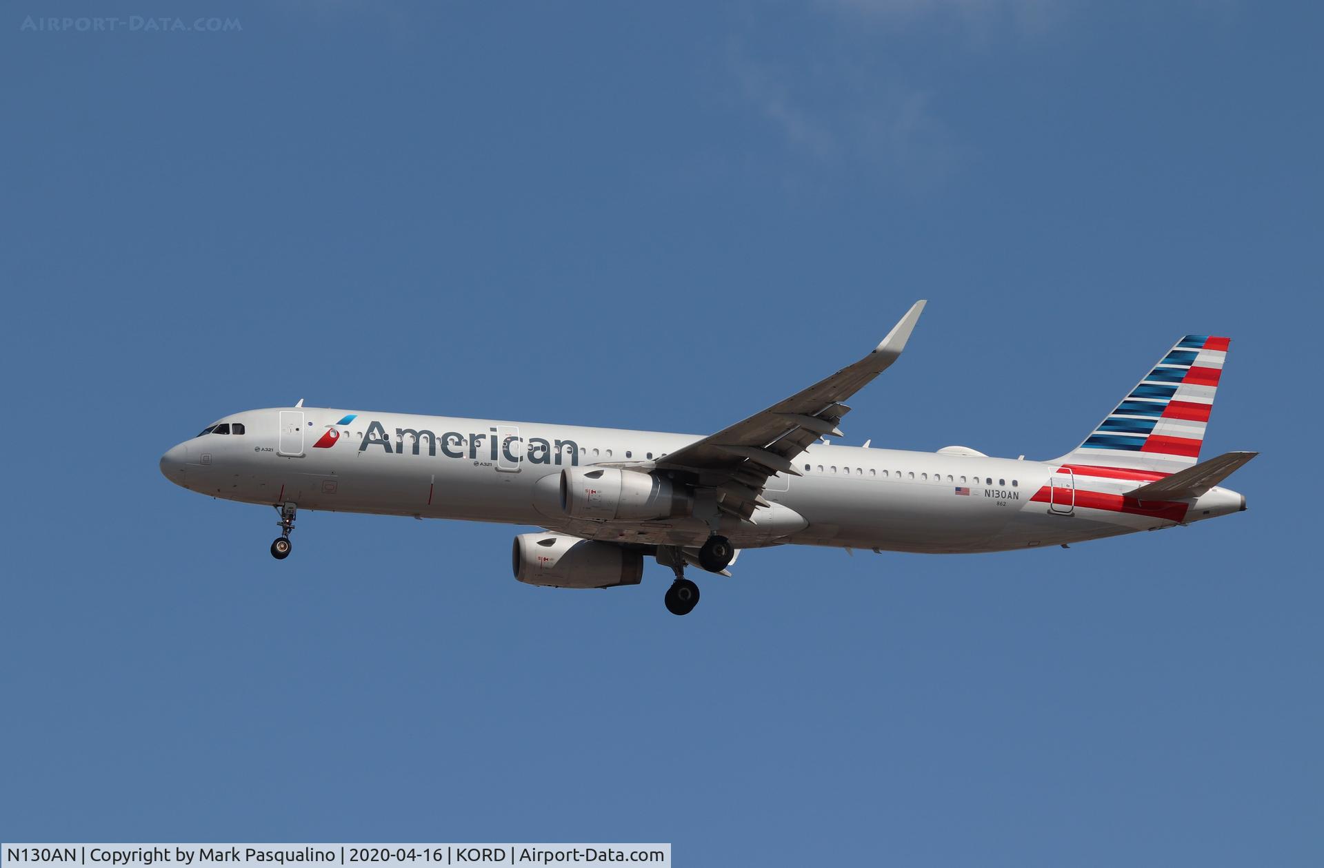 N130AN, 2014 Airbus A321-231 C/N 6407, Airbus A321-231